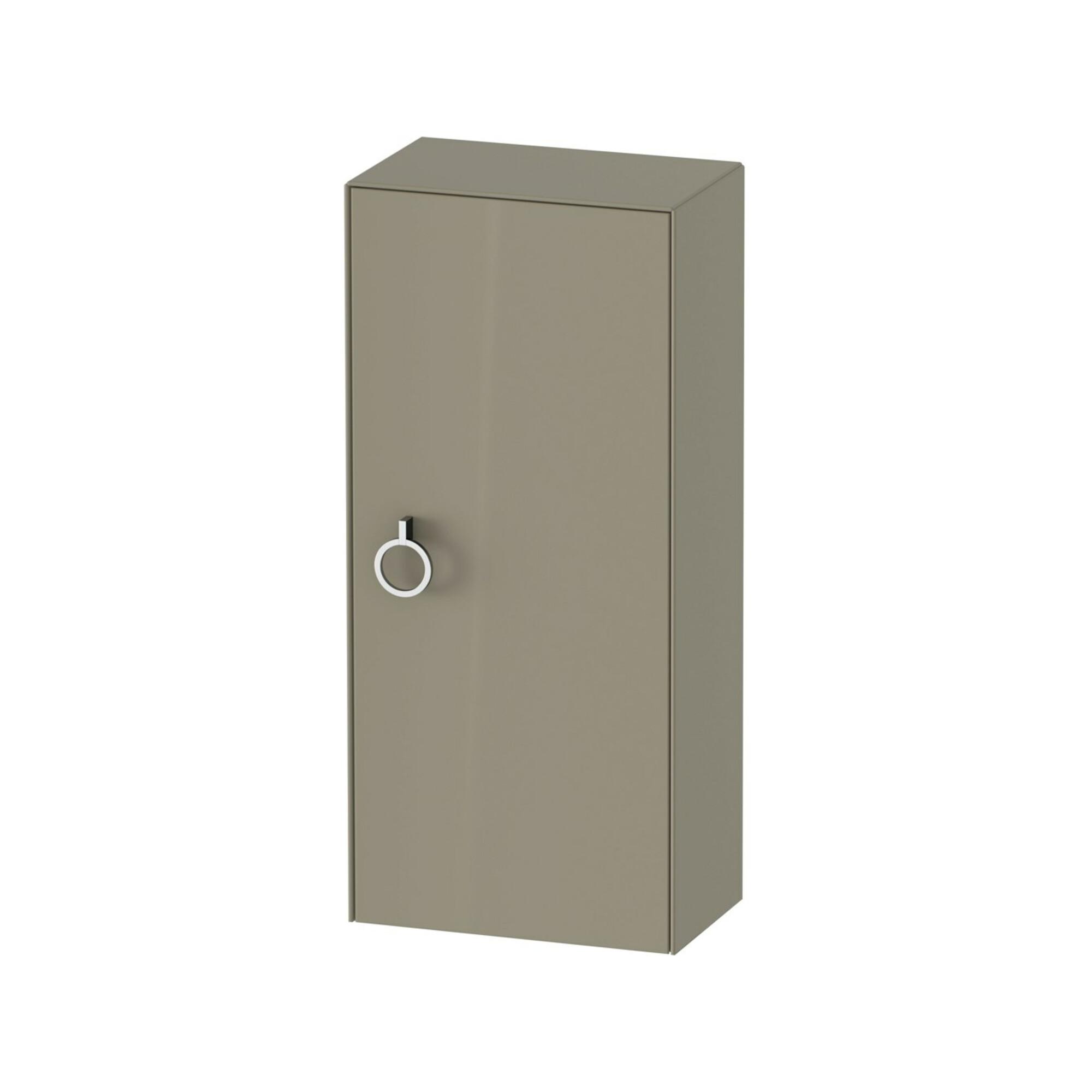 Duravit Halbhochschrank White Tulip 40X24X88Cm, 1 T M G, An R, Steingrau Hgl (WT1323RH2H2)