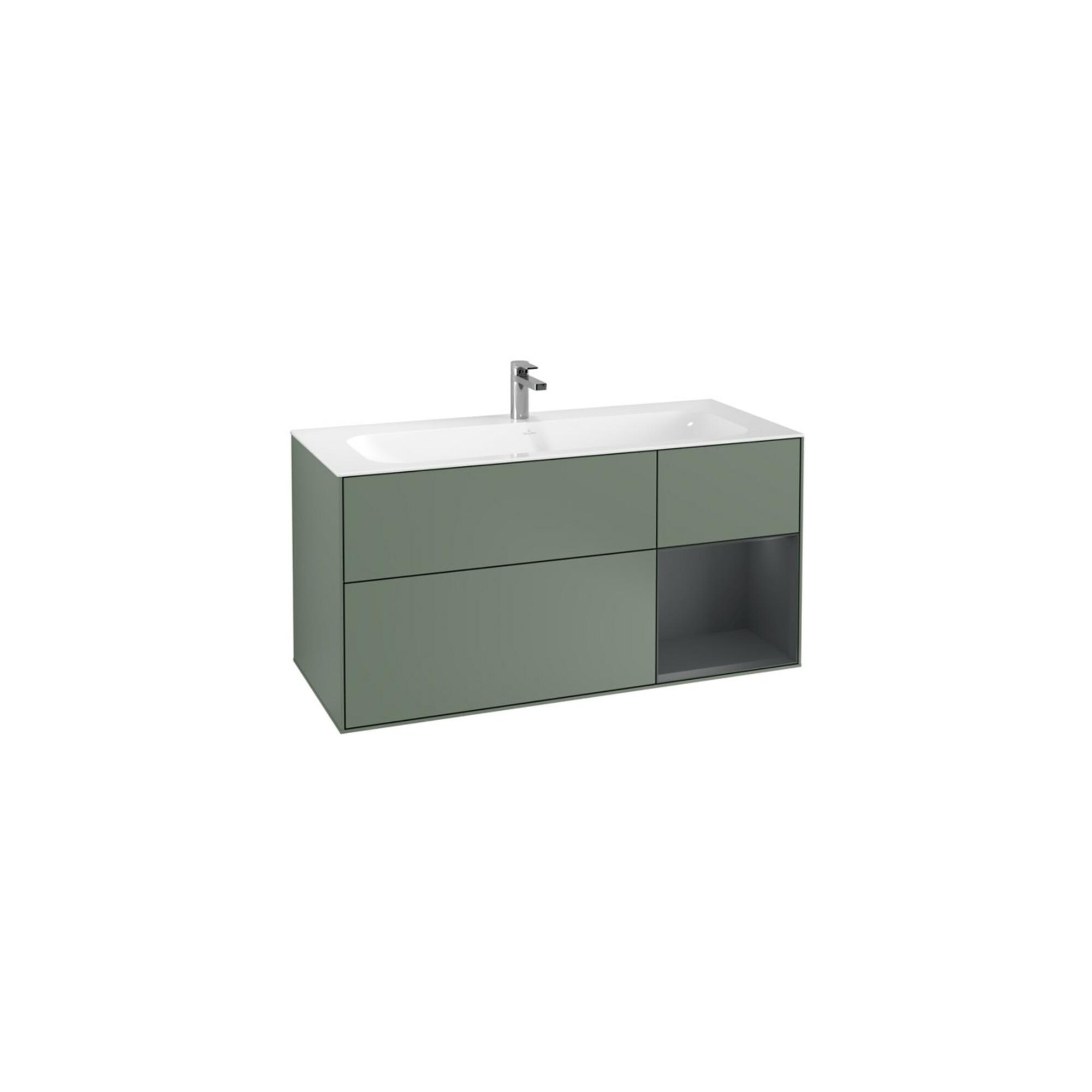 V&B Waschtischunterschrank Finion 119,6X59,1Cm, Rg R Md B M La, Oli. M Lac ; Villeroy & Boch (F070HGGM)