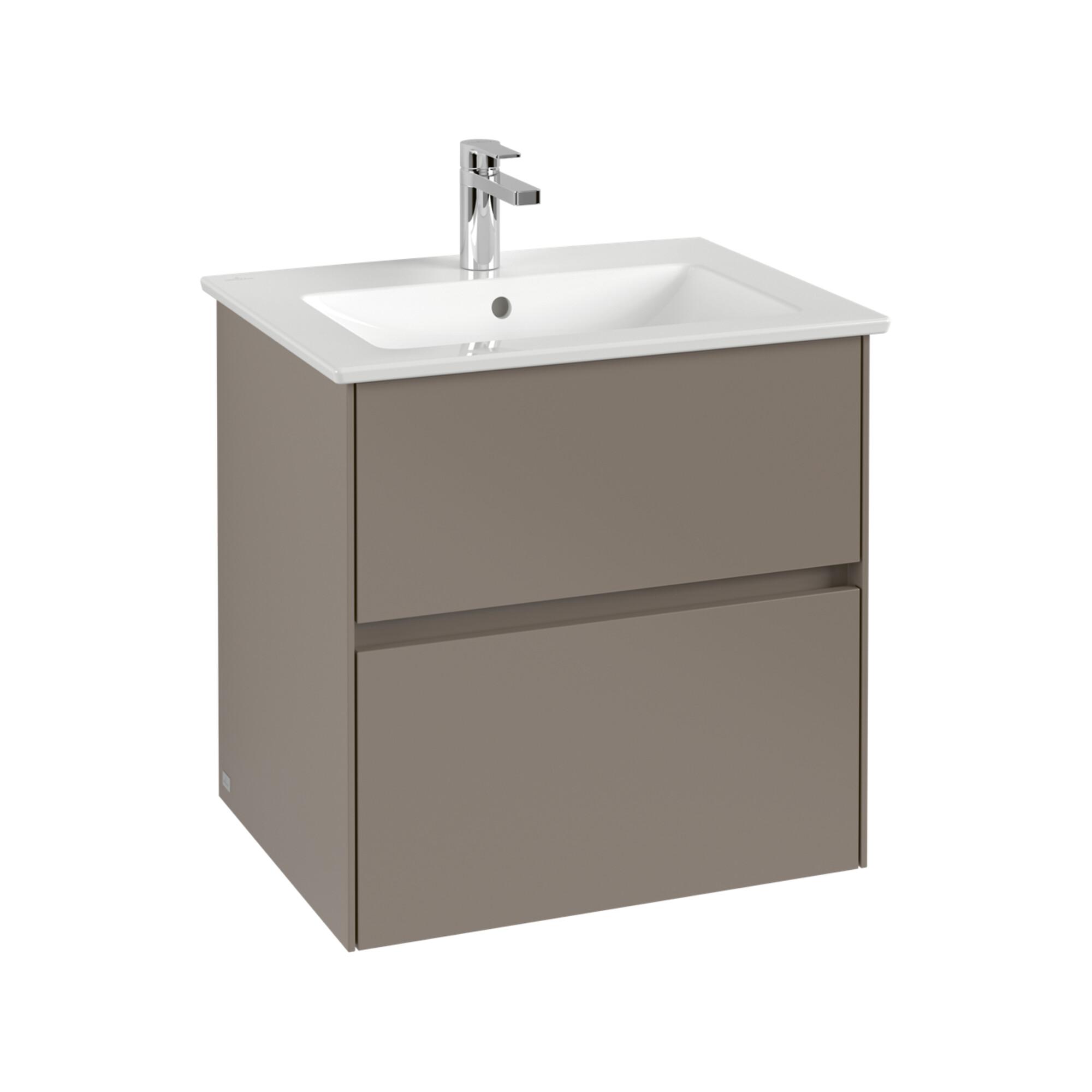 V&B Waschtischunterschrank Collaro 61,1X61X48Cm, Wt Mi, Led 4,2W, Bla Oa ; Villeroy & Boch (C143B0AB)