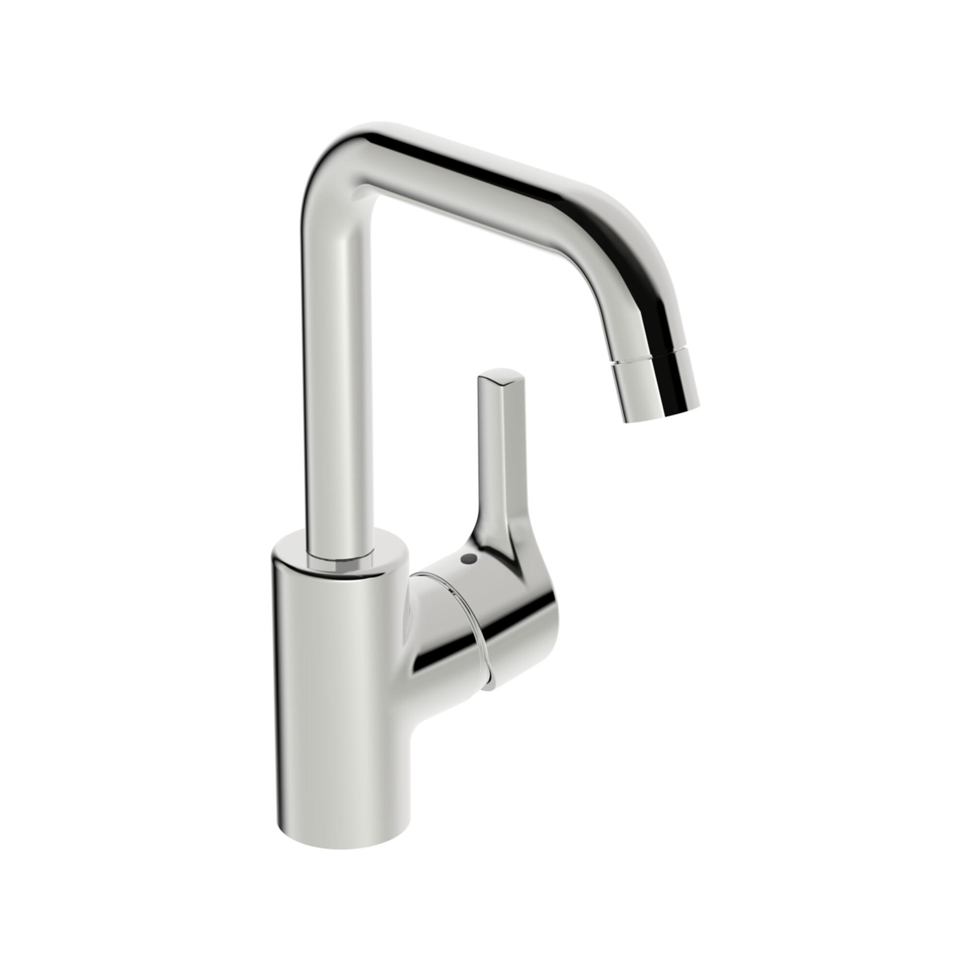 Hansa Waschtisch-Einhebelmischer Hansapaleno He Stl, O Abl-Garnitur, Ausl. 152Mm, Chr (56432203)