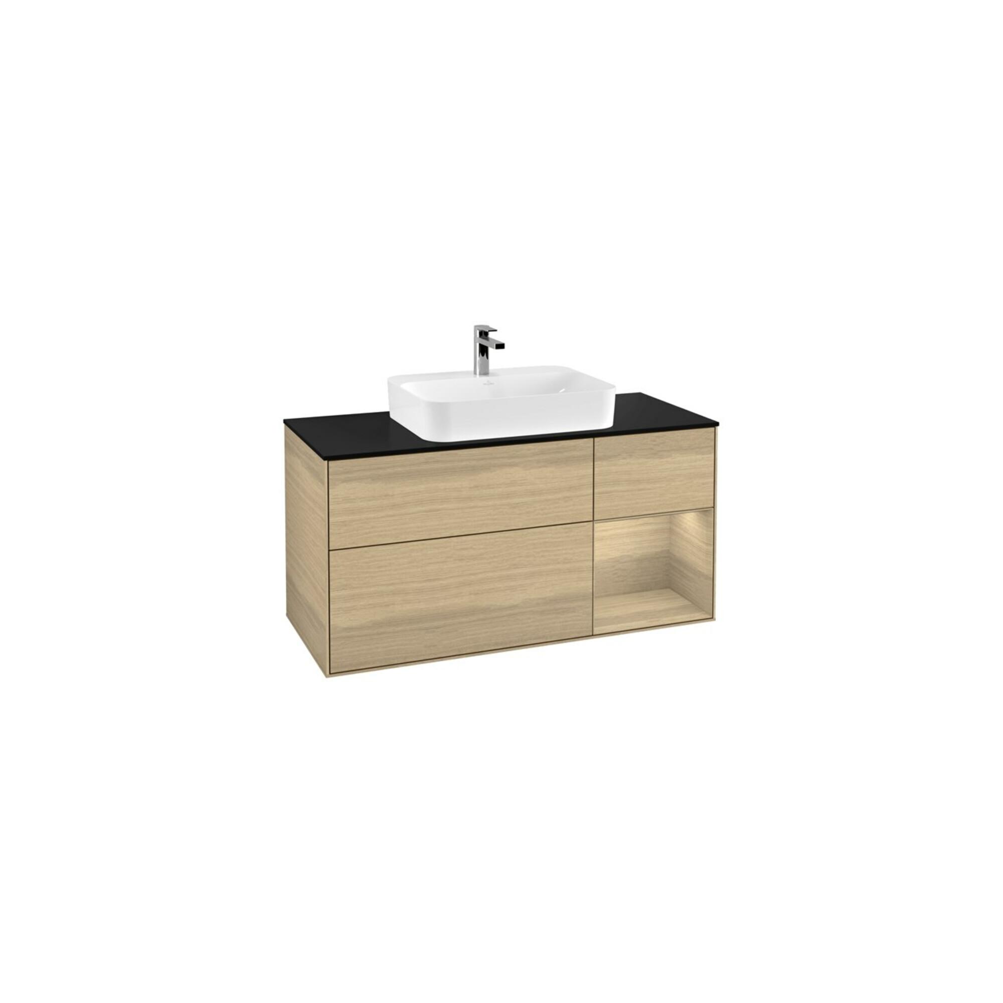 V&B Waschtischunterschrank Wandbeleuchtung Finion 120Cm, Pl Bla M, Reg Re Oa Ven, Oa Ven ; Villeroy & Boch (G422PCPC)