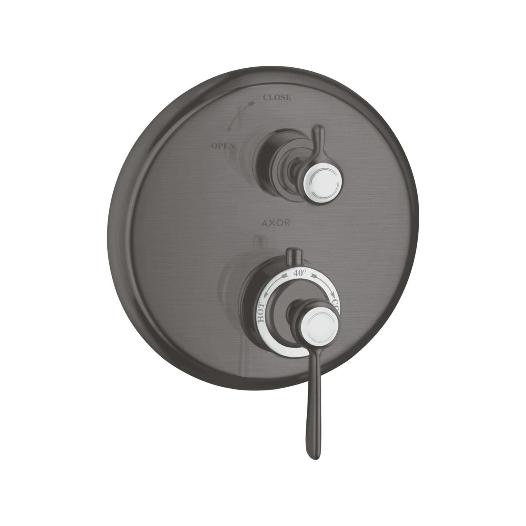 Hansgrohe Fertigmontageset Axor Montreux UP-THM, M Absp-Vtl, Hebel, Brush. Bla Vc (16801340)