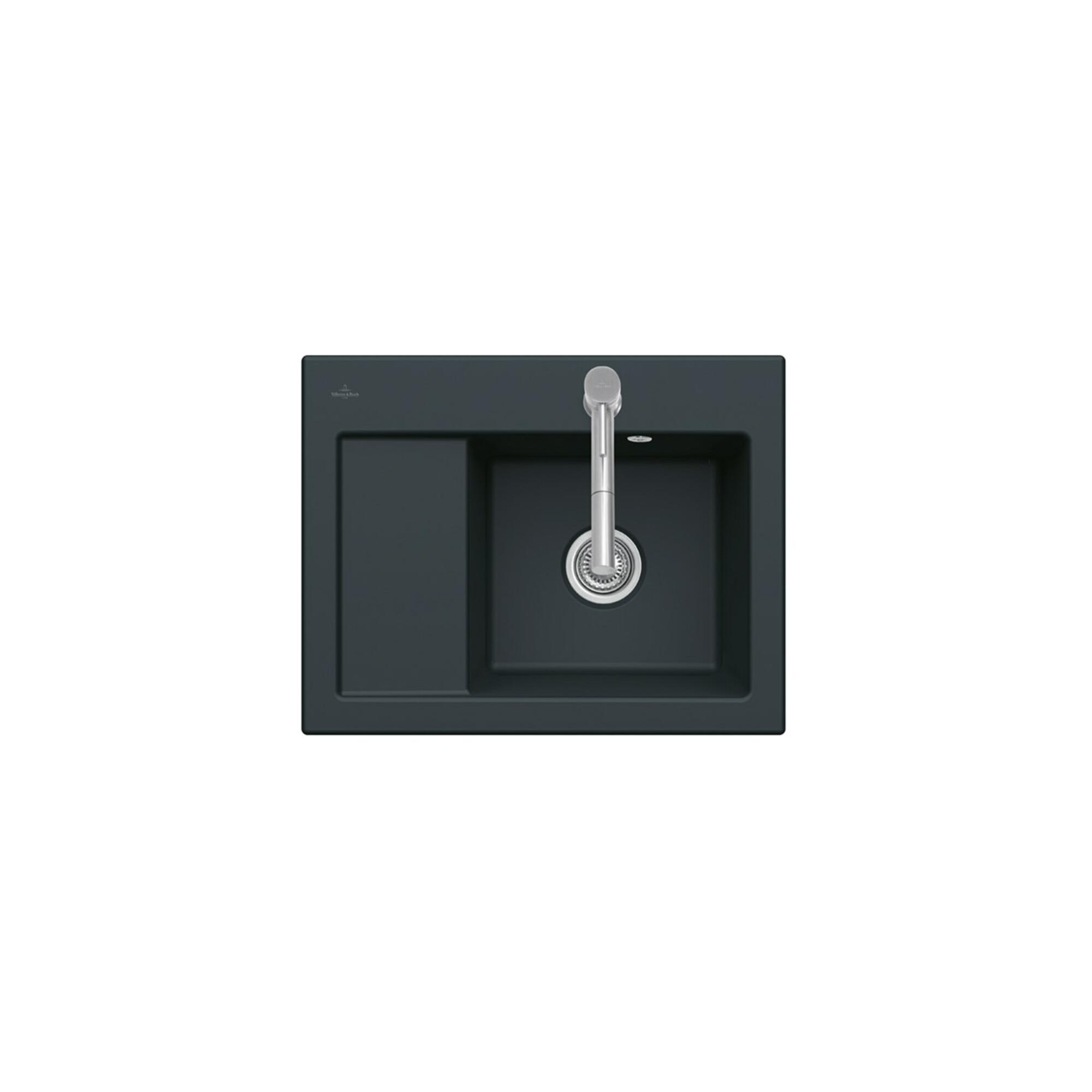 V&B SpüLe Subway 45 Compact EinbauspüLe Rechts, Chromite Ceramicplus ; Villeroy & Boch (331300J0)