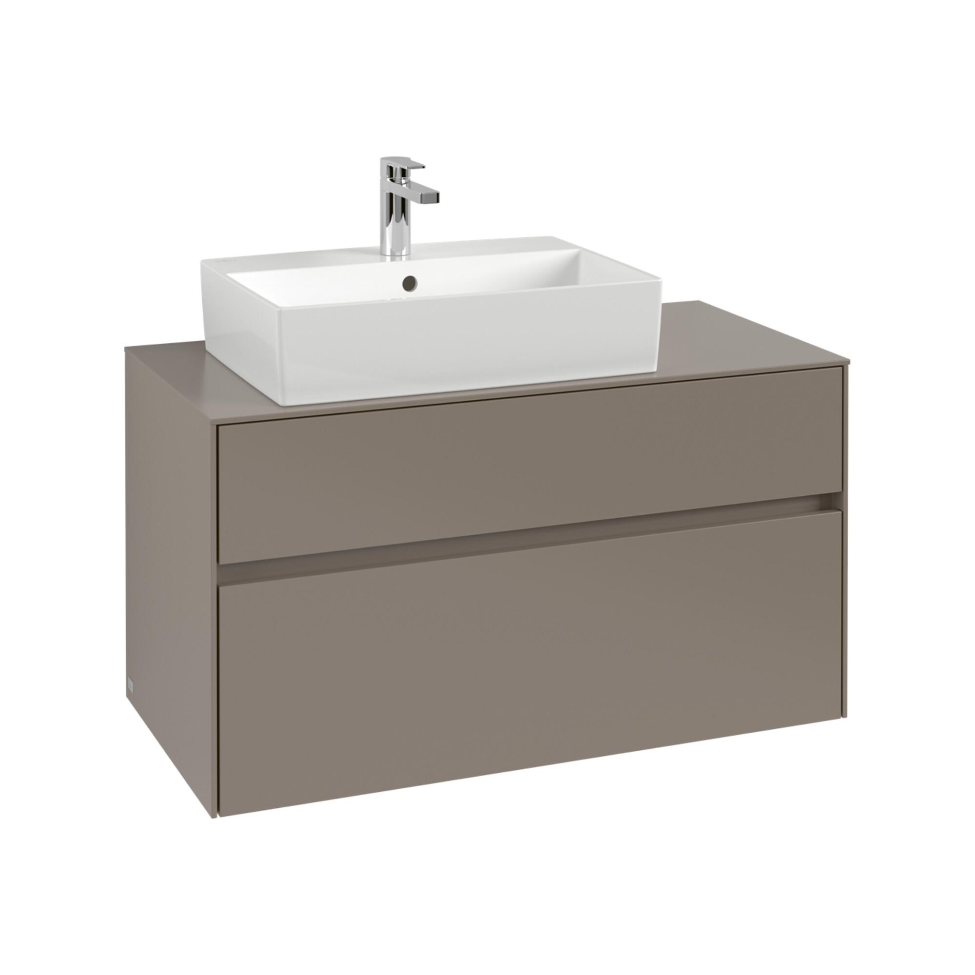 V&B Waschtischunterschrank Collaro 100X54,8X50Cm, WT Links, Soft Green ; Villeroy & Boch (C12600AF)