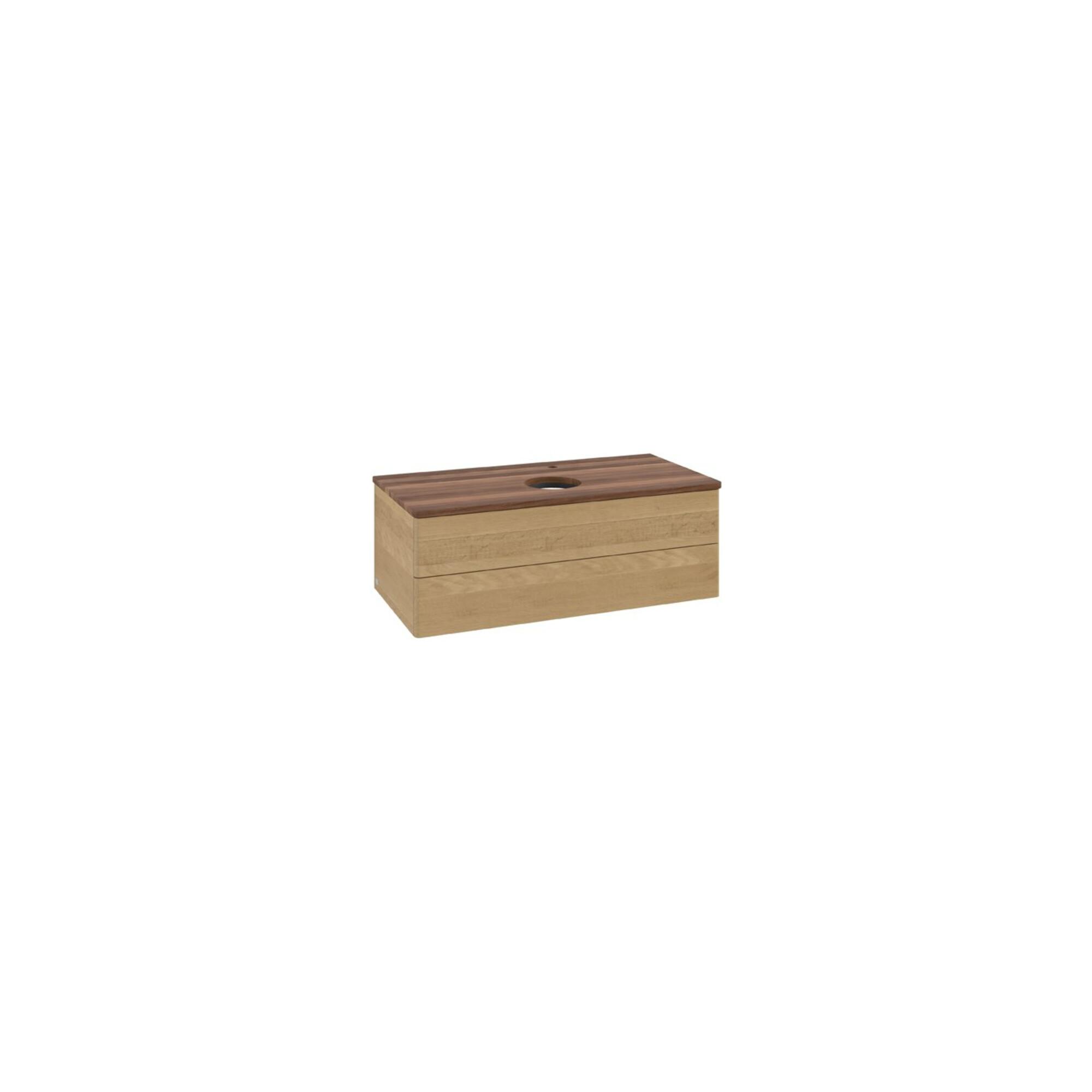 V&B Waschtischunterschrank Ohne Frontstruktur Antao 100X36X50Cm, Hl, Wbp W. Wal, Hon. Oa ; Villeroy & Boch (K20052HN)