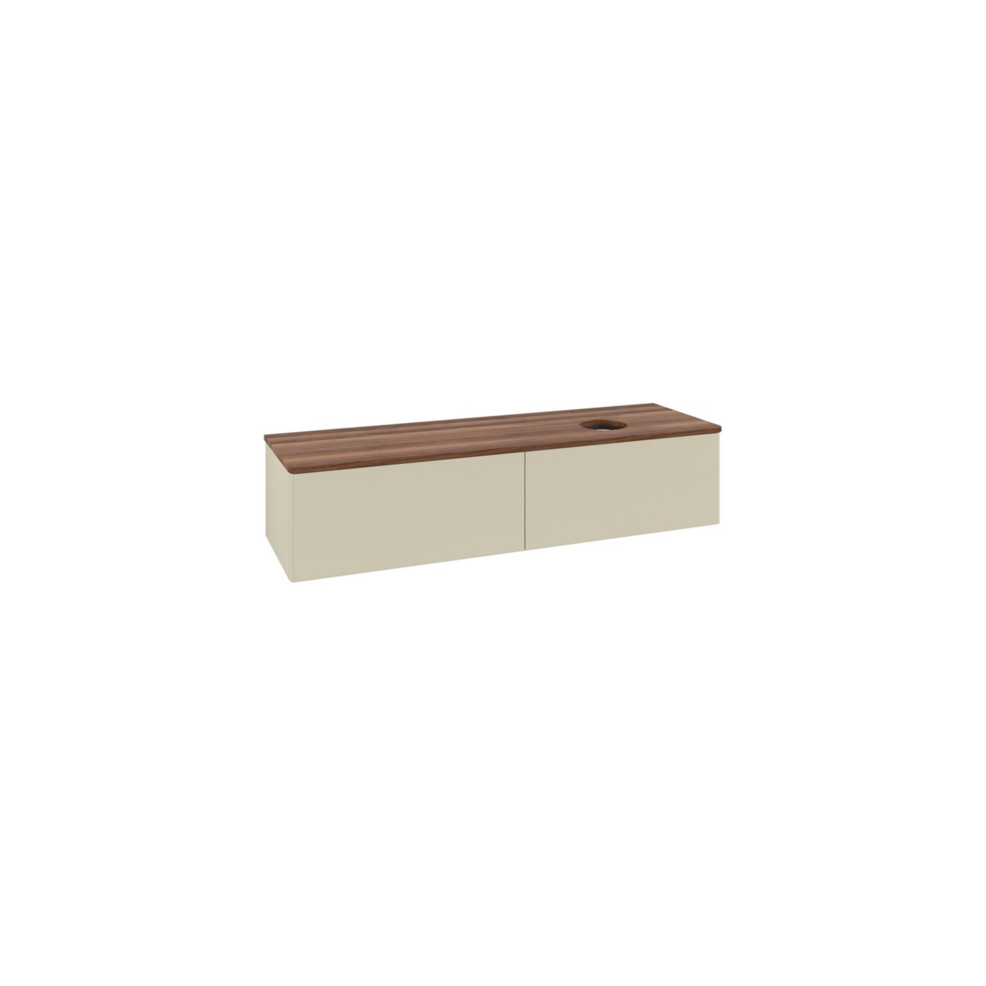 V&B Waschtischunterschrank Ohne Frontstruktur -Beleuchtung Antao 160X50Cm, Wbp-Farbe W. Wal, Si Gr M Lac ; Villeroy & Boch (L38012HJ)