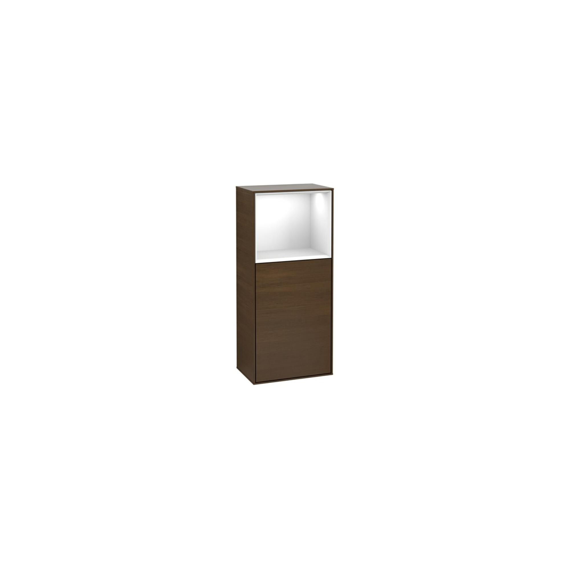 V&B Seitenschrank Wandbeleuchtung Finion 41,8X93,6Cm, Li, Reg Ob Glo Wh., Wal Ven ; Villeroy & Boch (G500GFGN)