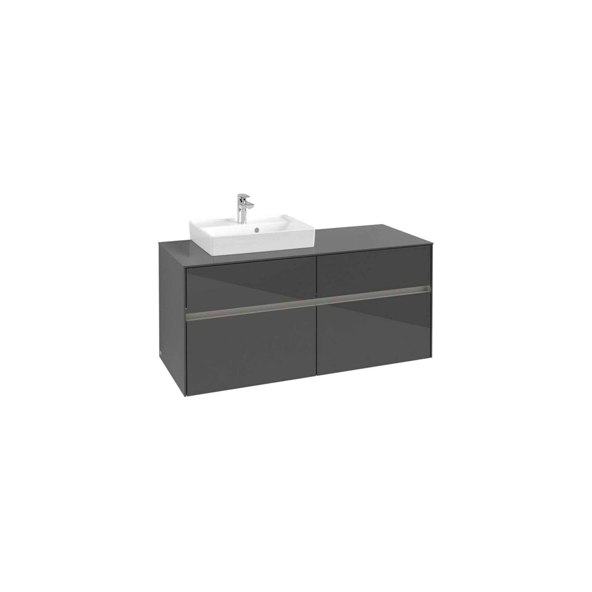 V&B Waschtischunterschrank Collaro 120X54,8X50Cm, Wt L, Led 8,8 W, Glo Gr ; Villeroy & Boch (C071B0FP)