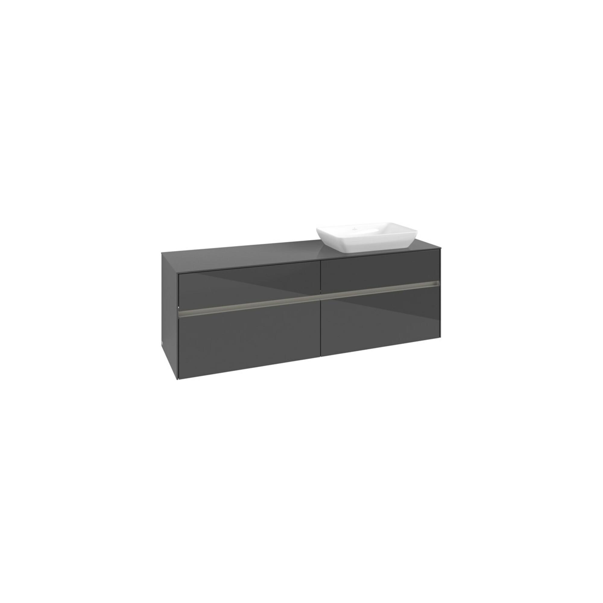 V&B Waschtischunterschrank Collaro 160X54,8X50Cm, Wt R, Led 12W, Glo Gr ; Villeroy & Boch (C122B0FP)