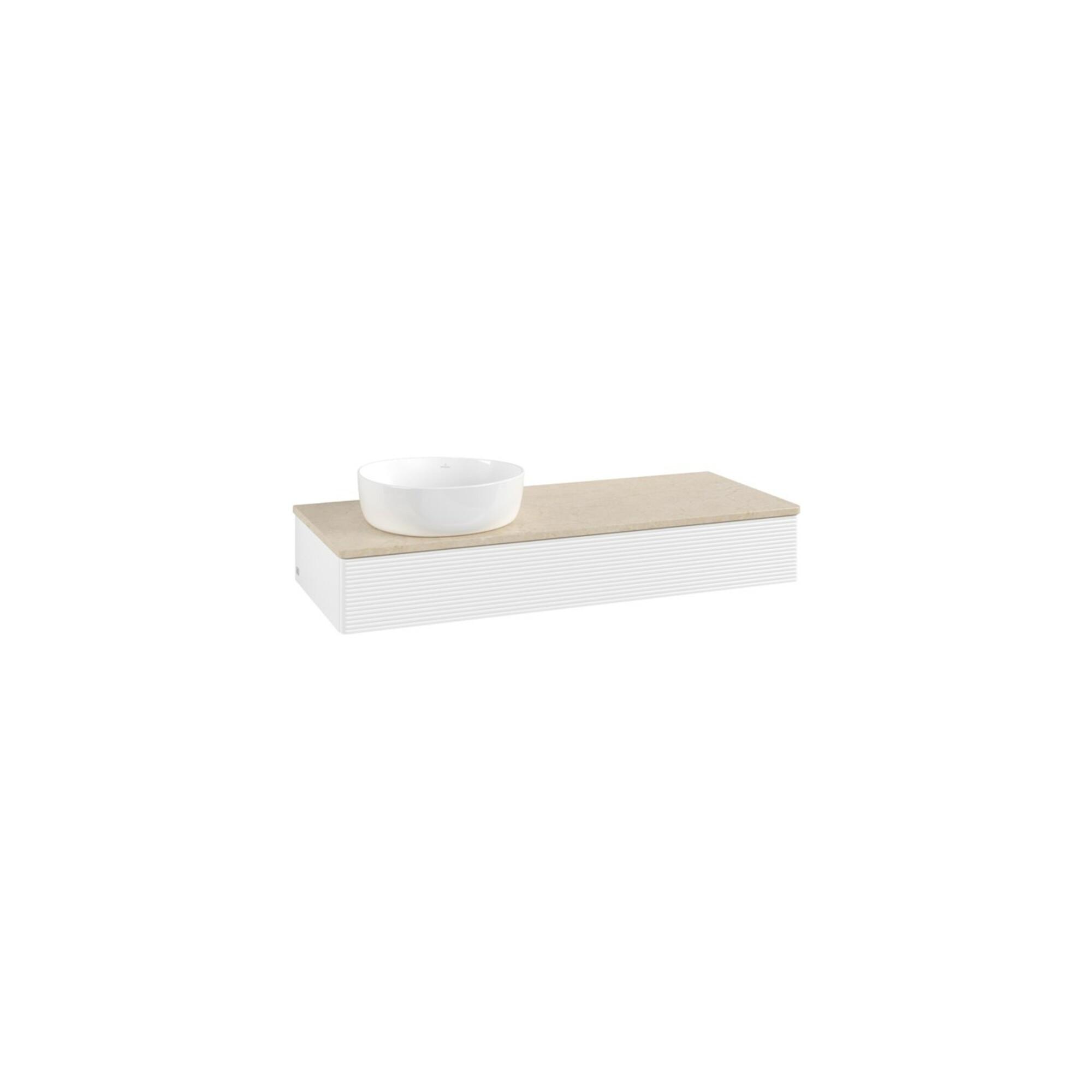V&B Waschtischunterschrank Mit Frontstruktur Antao 120X19X50Cm, Wbp-Farbe Botti., Wh. M Lac ; Villeroy & Boch (K11113MT)