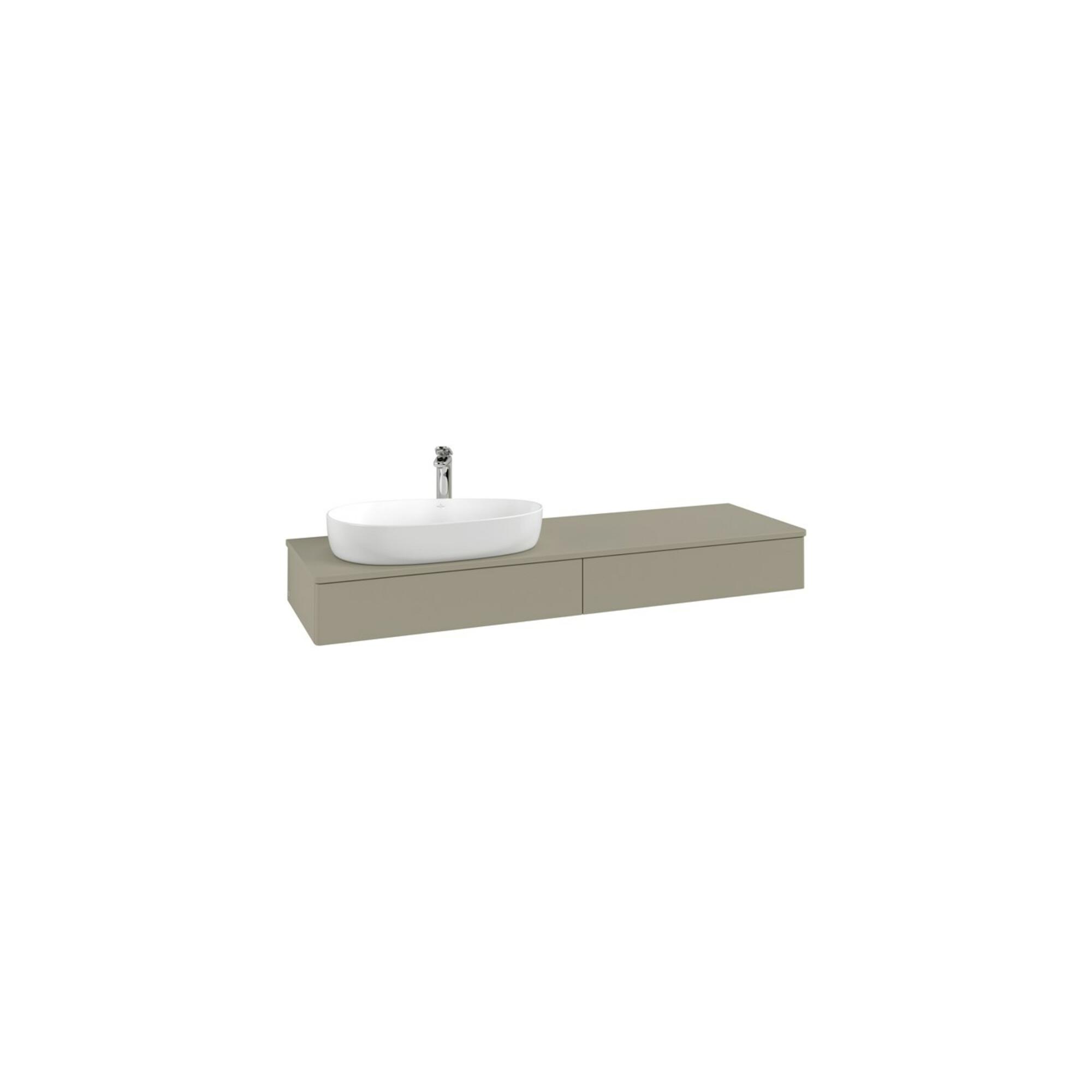 V&B Waschtischunterschrank Mit Frontstruktur Antao 160X50Cm, Hl, Wbp-Farbe Lac, Wh. M Lac ; Villeroy & Boch (K15150MT)
