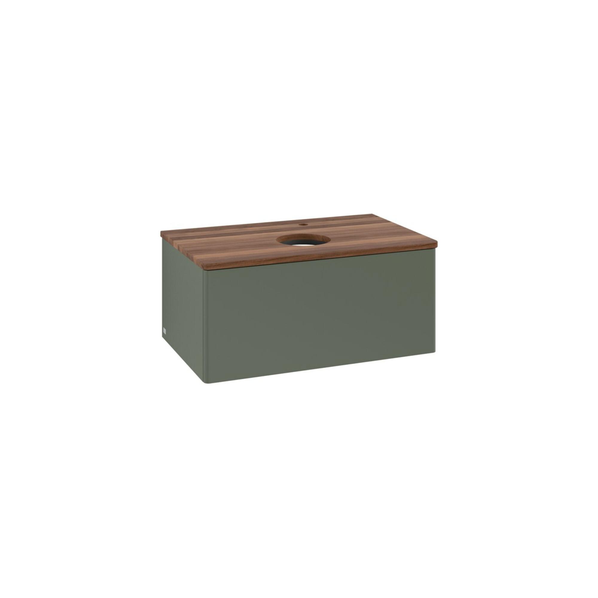 V&B Waschtischunterschrank Ohne Frontstruktur -Beleuchtung Antao 80X36X50Cm, Hl, Wbp W Wa, Lea Gre. M Lac ; Villeroy & Boch (L30052HL)