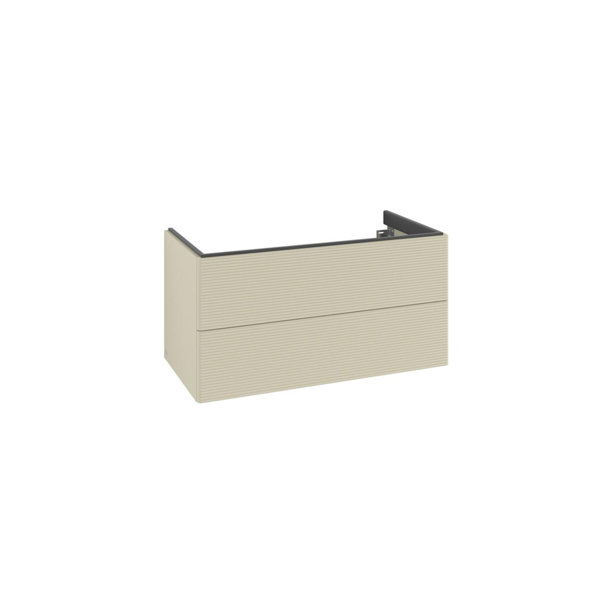 V&B Waschtischunterschrank Auszugbeleuchtung Antao 98,8X50,4X49,6Cm, M Front, Si Gr M Lac ; Villeroy & Boch (L05100HJ)