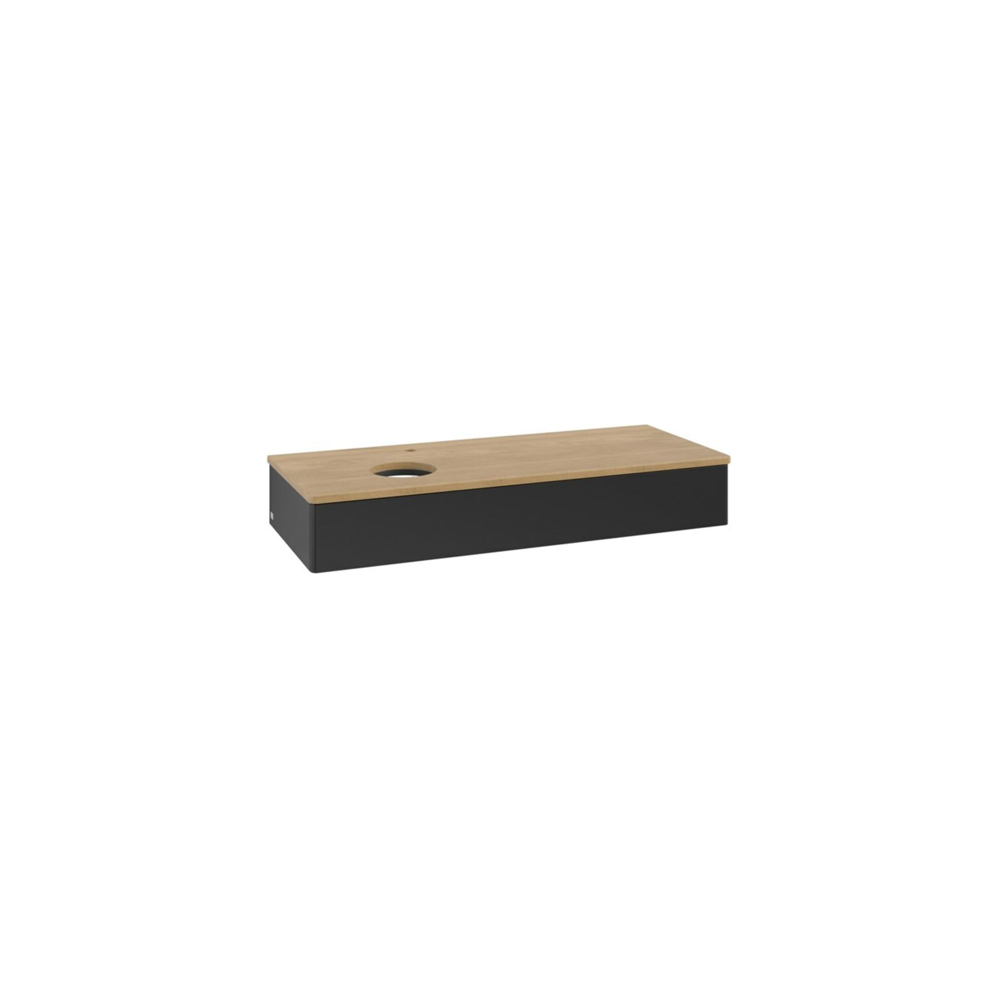 V&B Waschtischunterschrank Ohne Frontstruktur, Mit Beleuchtung Antao 120X19X50Cm, Hl, Wbp Hon. Oa, Bla M Lac ; Villeroy & Boch (L11051PD)