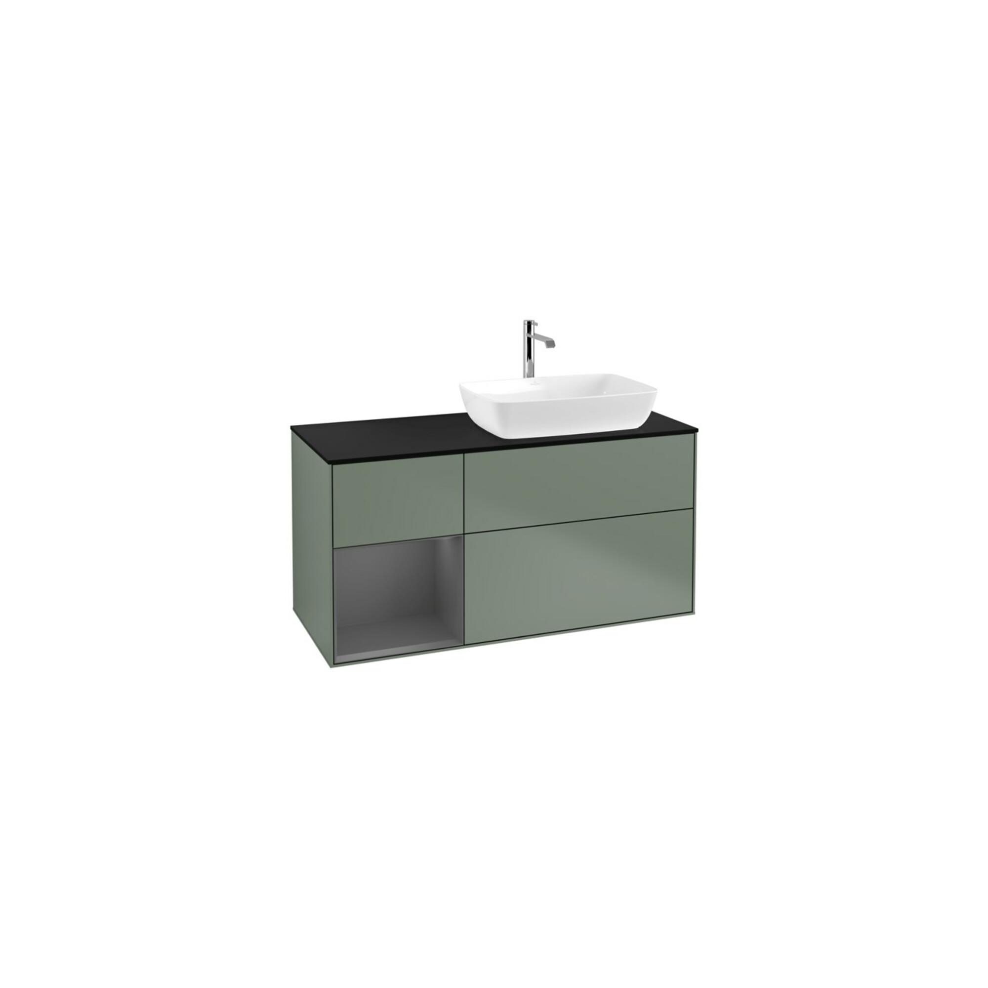 V&B Waschtischunterschrank Finion 120Cm, Pl B M, Rg A M Lac, Oli. M Lac ; Villeroy & Boch (F802GKGM)