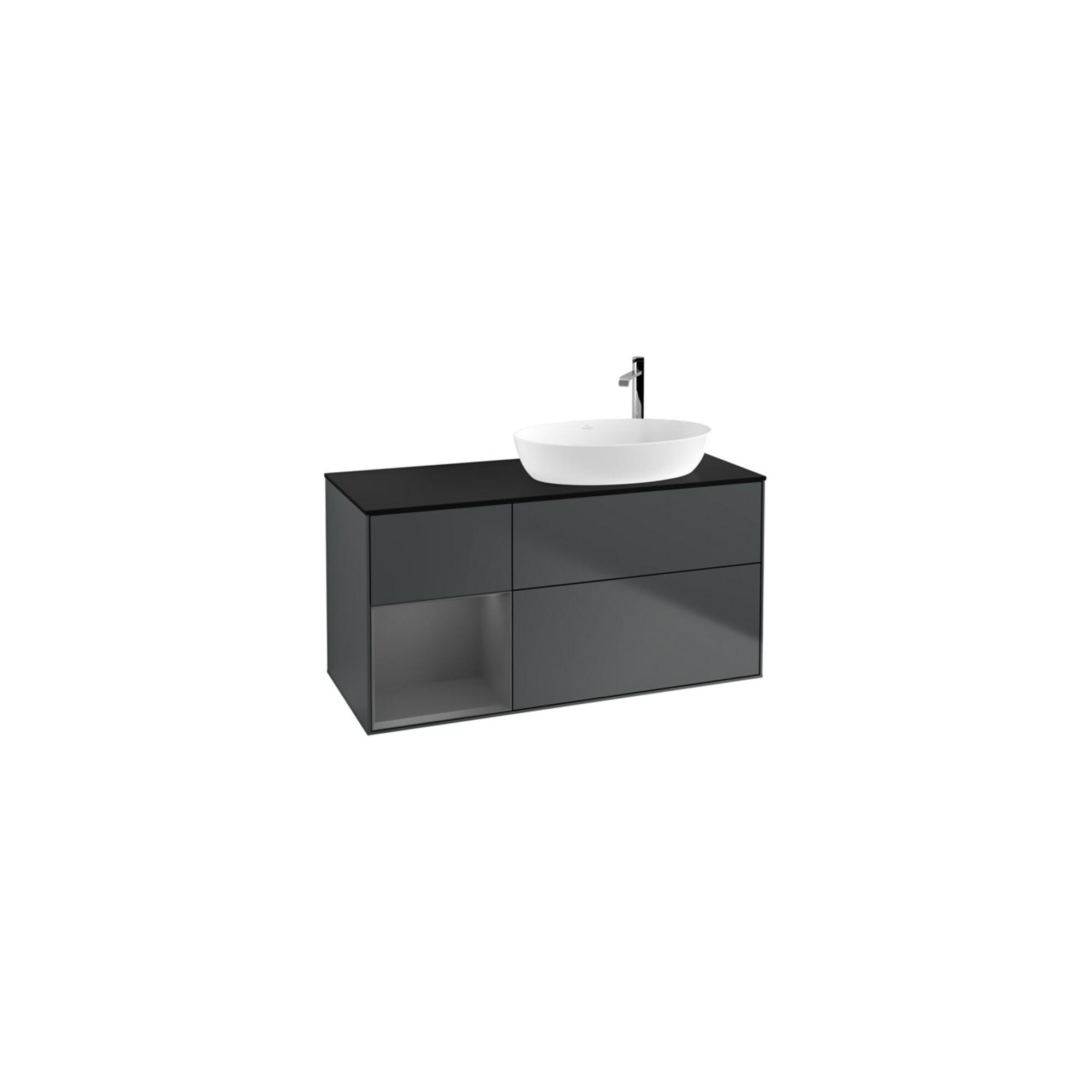 V&B Waschtischunterschrank Wandbeleuchtung Finion 120Cm, Pl B M, Rg A M Lac, Md Bl. M Lac ; Villeroy & Boch (G922GKHG)