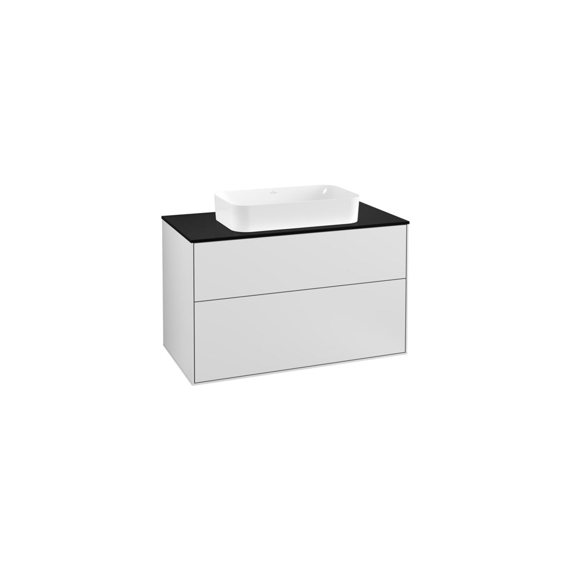 V&B Waschtischunterschrank Wandbeleuchtung Finion 100X60,3Cm, Abd.-Pl. Bla M, Wh. M Lac ; Villeroy & Boch (G23200MT)