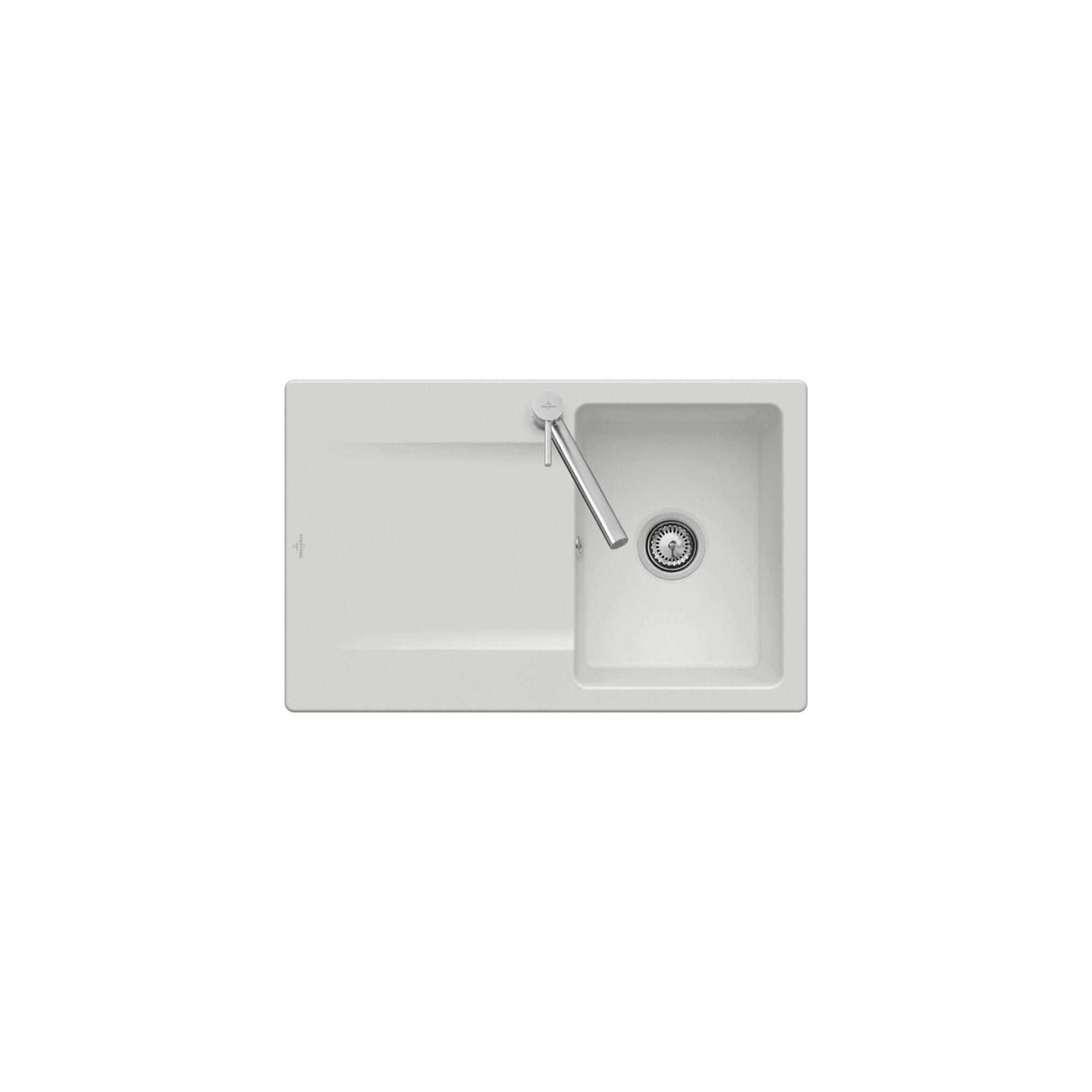 V&B SpüLe Siluet 45 SpüLbecken, Steam Ceramicplus ; Villeroy & Boch (333400SM)