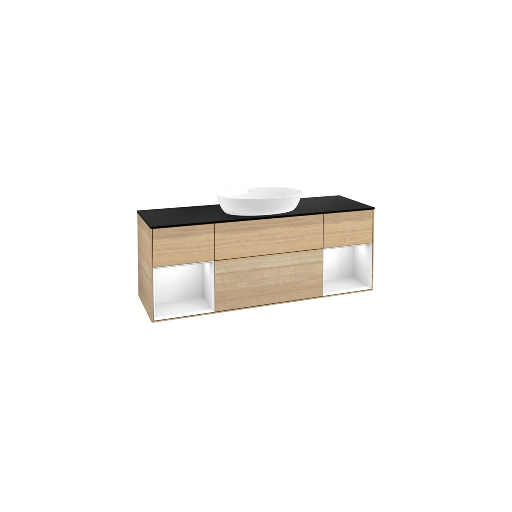 V&B Waschtischunterschrank Wandbeleuchtung Finion 160Cm, Pl Bla M, Reg Glo Wh. Lac, Oa Ven ; Villeroy & Boch (GD02GFPC)