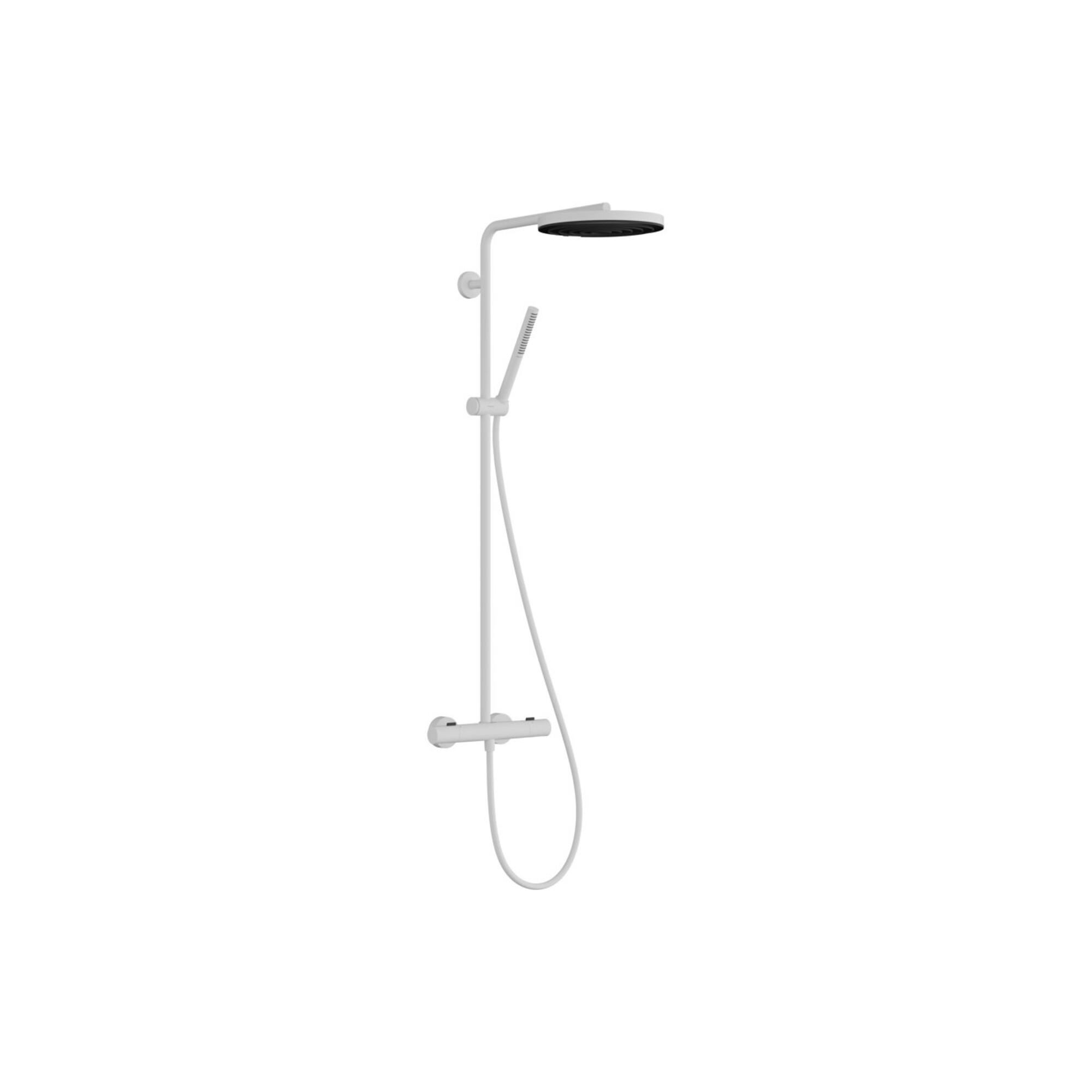 Hansgrohe Brause-Set Pulsify S Puro M Thermostat, 2 Verbaucher, 8 L/M., Mattweiß (24223700)