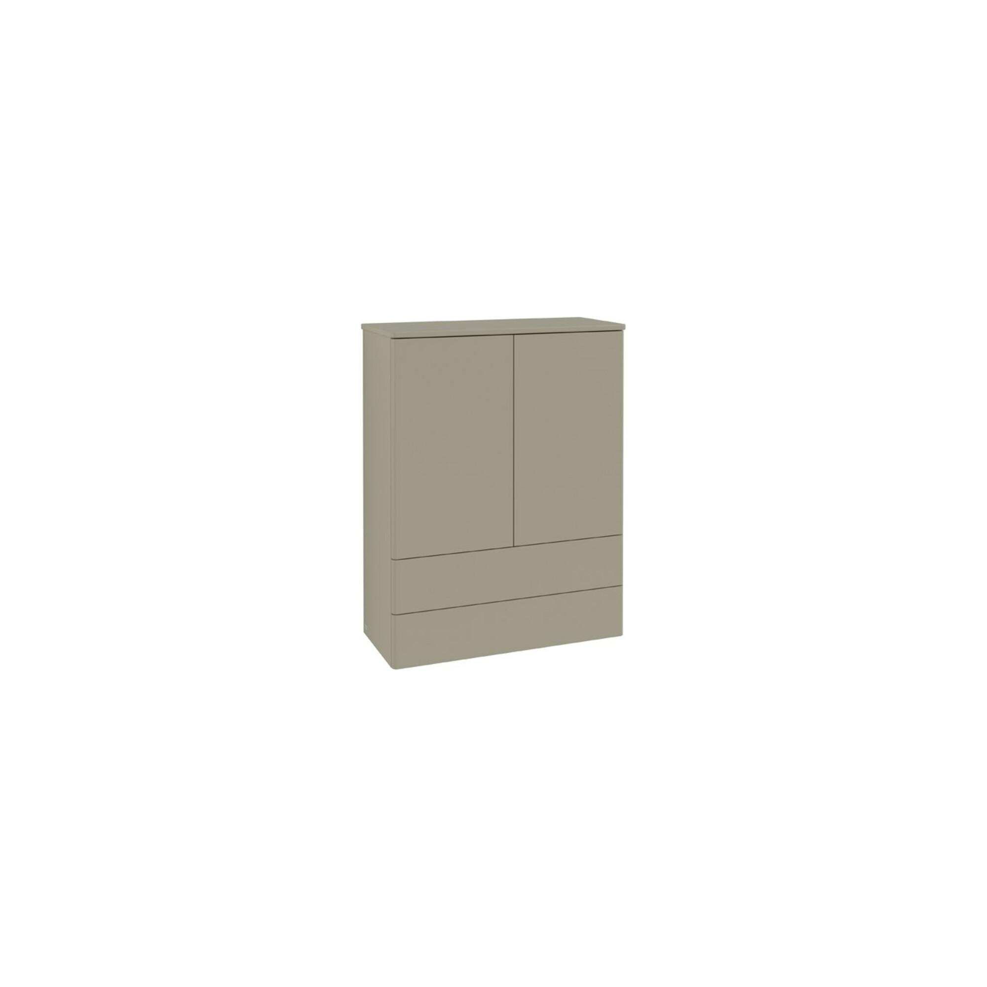 V&B Highboard Mit Frontstruktur Antao 81,4X104X35,6Cm, Wbp-Farbe Lac, W. Wal ; Villeroy & Boch (K47100HM)