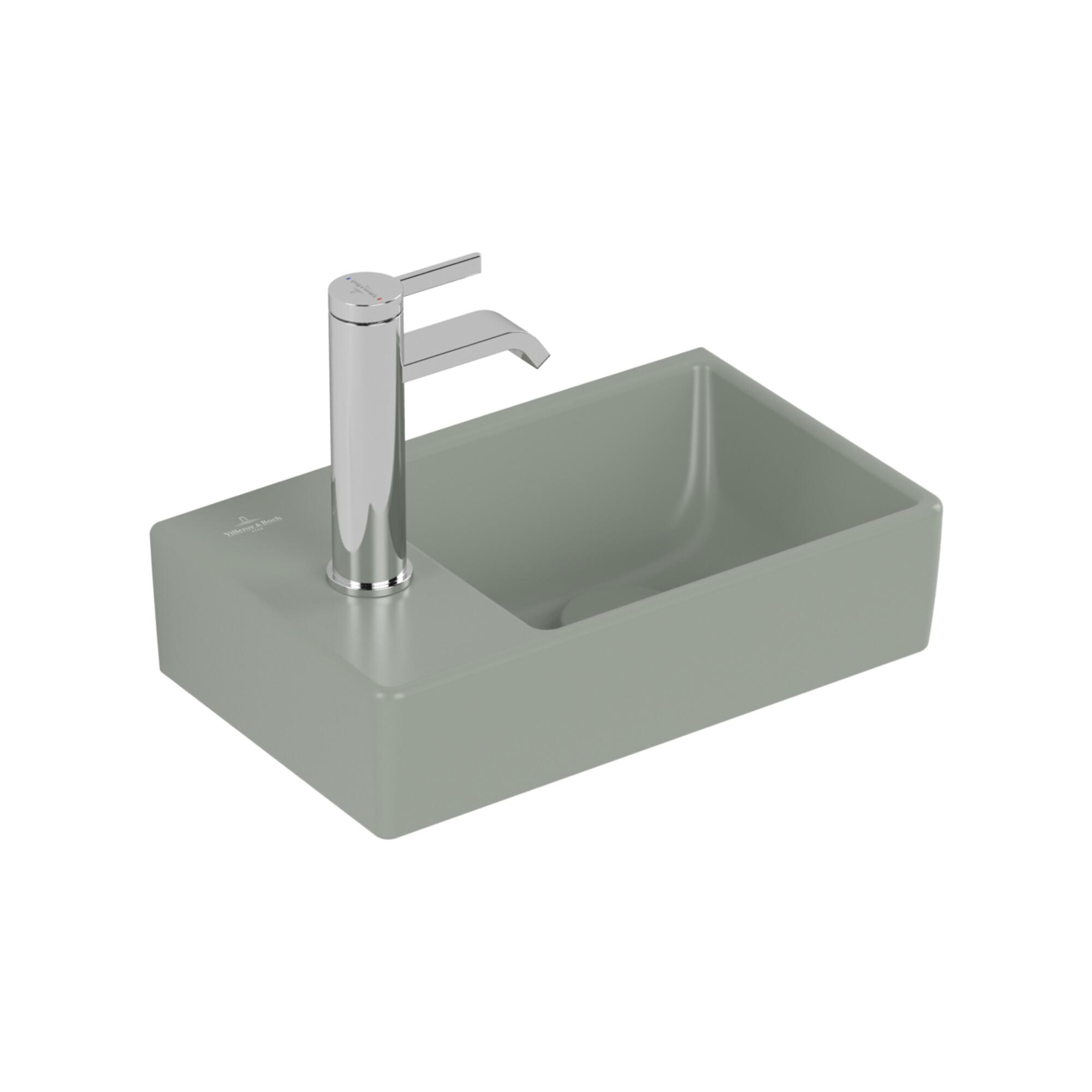V&B Handwaschbecken Avento 36X22Cm, 1 Hl, O. ÜL, Re, Morn. Gre. C+ ; Villeroy & Boch (43003RR8)