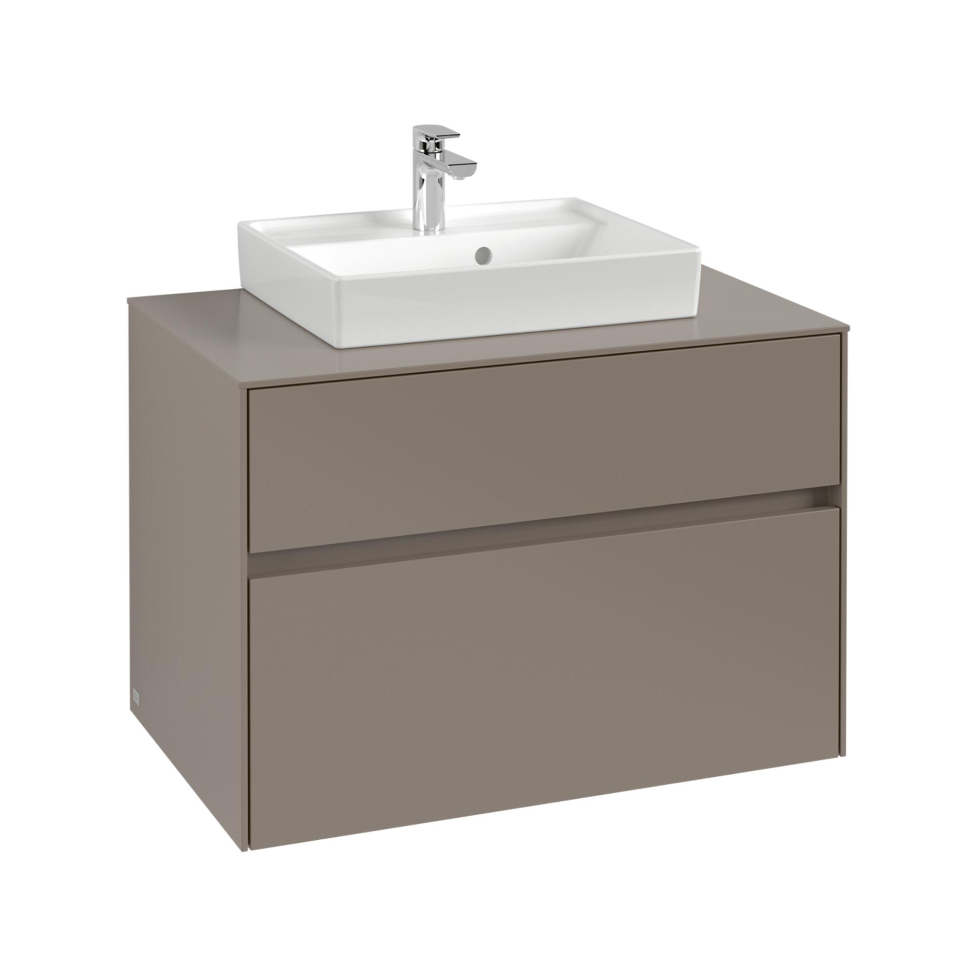 V&B Waschtischunterschrank Collaro 80X54,8X50Cm, WT Mi, LED 5,7 W, Bla Oa ; Villeroy & Boch (C069B0AB)