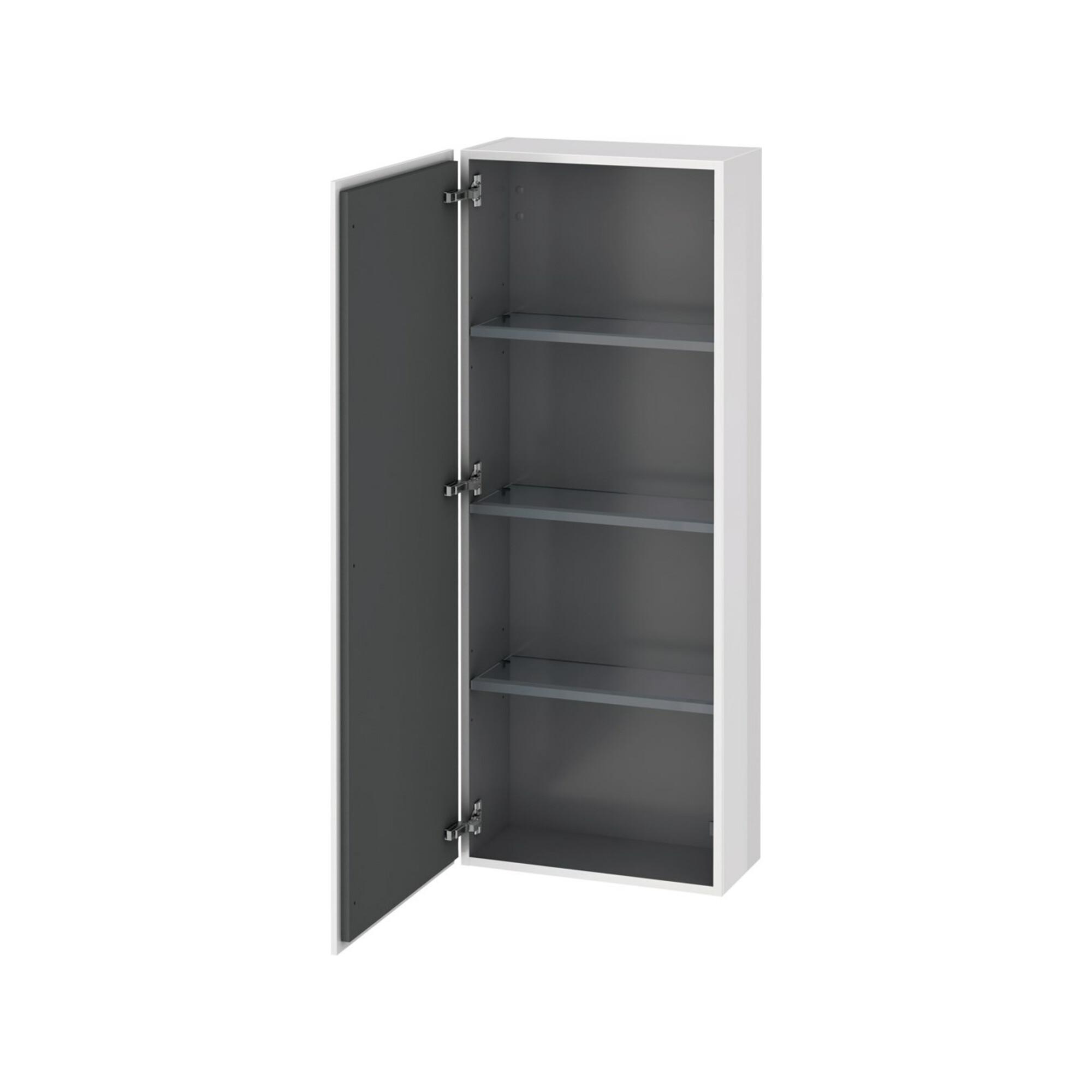 Duravit Halbhochschrank L-Cube 50X24,3X132Cm, TüR Links, Weiß Supermatt (LC1169L8484)