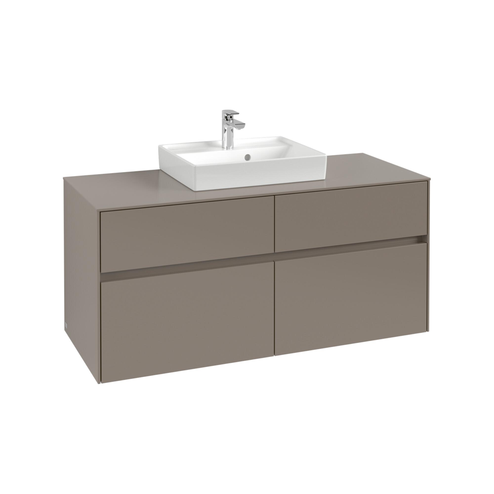 V&B Waschtischunterschrank Collaro 120X54,8X50Cm, Wt Mi, Led 8,8 W, Ca Gr ; Villeroy & Boch (C070B0VN)