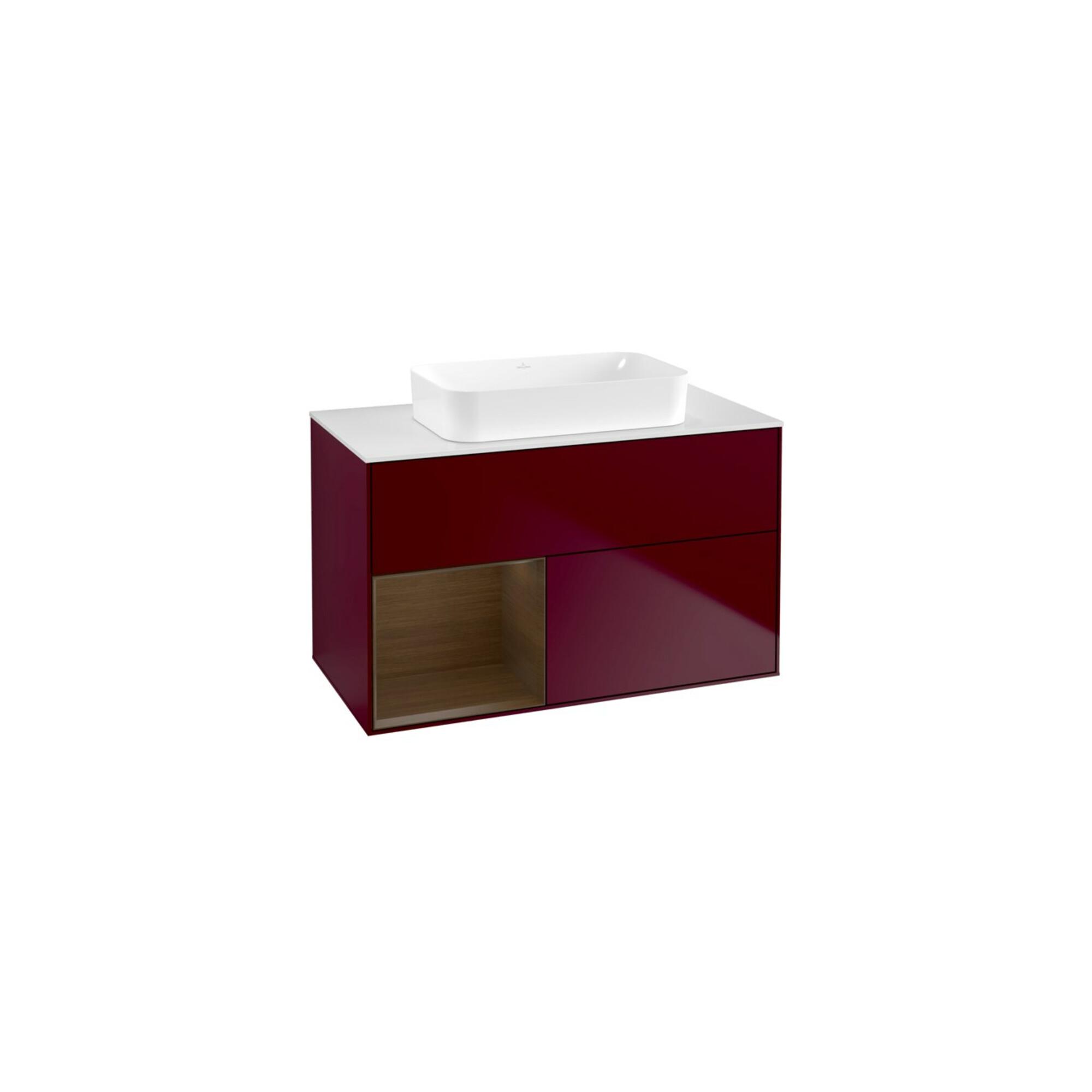 V&B Waschtischunterschrank Finion 100X60,3 Cm, Reg Li Wal Ven, Peony Matt ; Villeroy & Boch (F651GNHB)