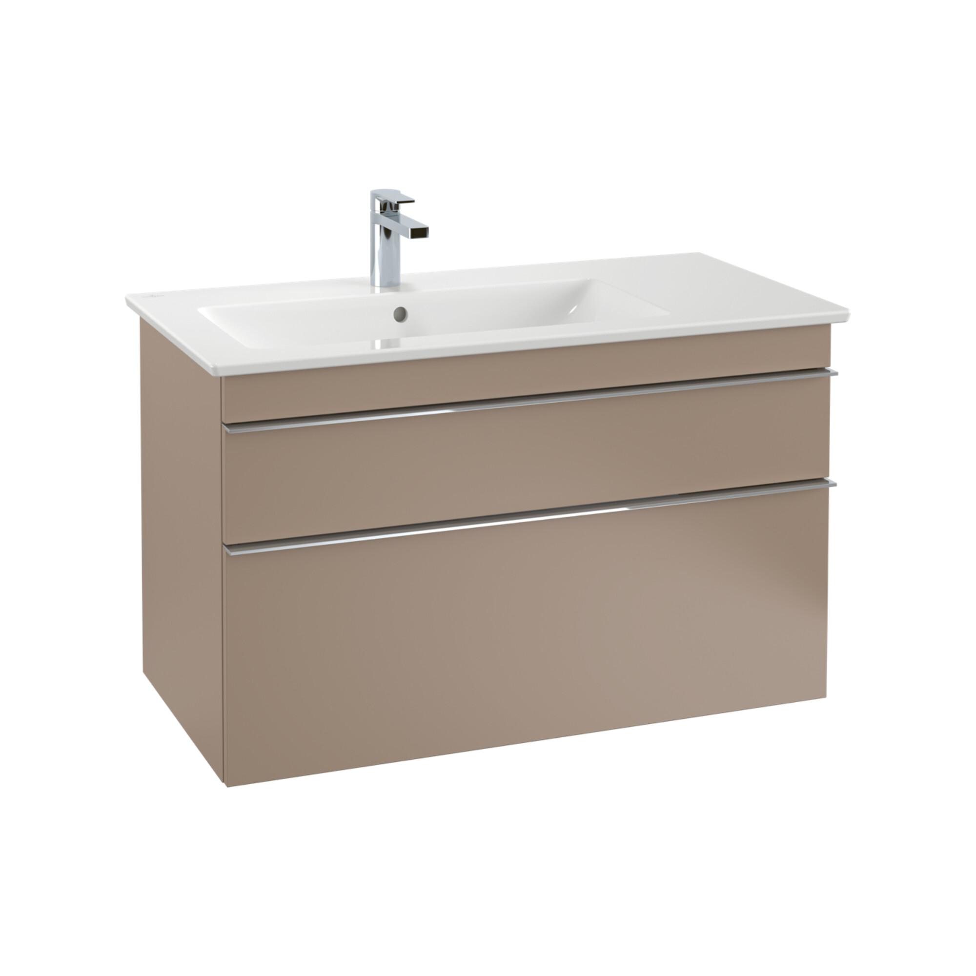 V&B Waschtischunterschrank Venticello 95,3X59X50,2Cm, Beck. Li, Gr. Chr, Taupe ; Villeroy & Boch (A92701VM)