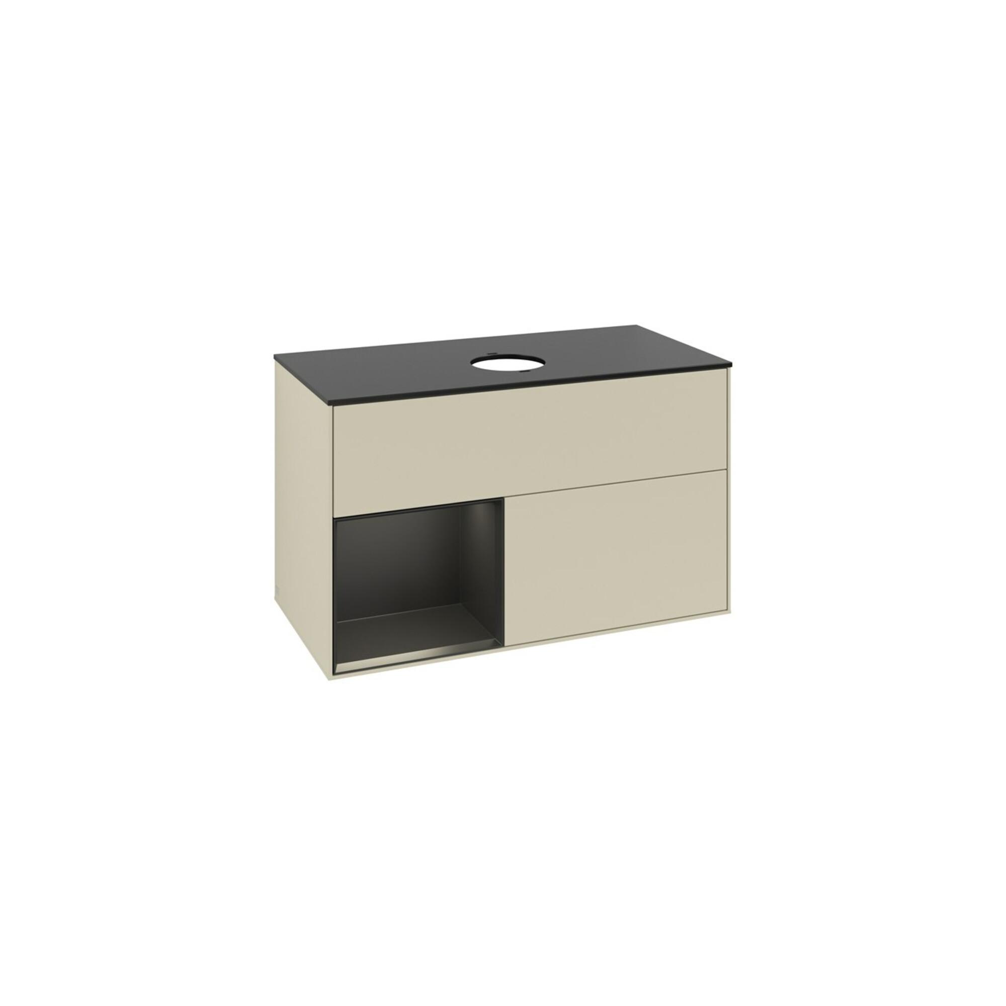 V&B Waschtischunterschrank Finion 100, Pl B M, Reg Bla M Lac, Si Gr M Lac ; Villeroy & Boch (FA12PDHJ)