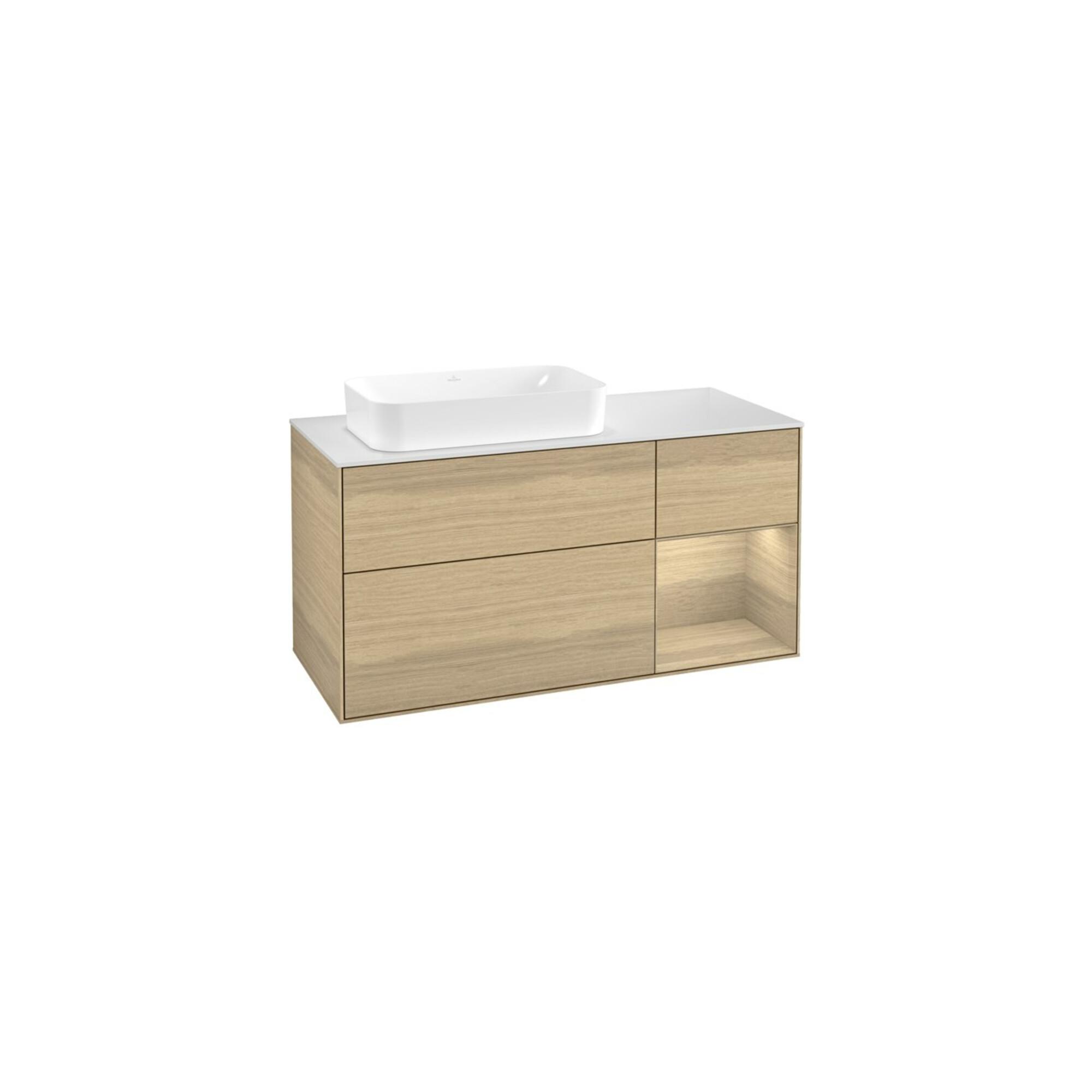 V&B Waschtischunterschrank Finion 120X60 Cm, Reg Re Oak Veneer, Oak Veneer ; Villeroy & Boch (F691PCPC)