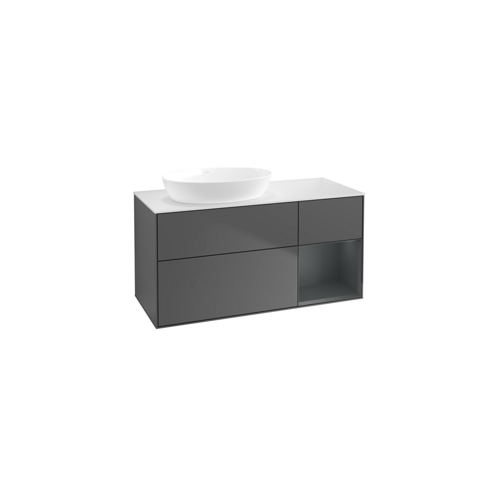V&B Waschtischunterschrank Wandbeleuchtung Finion 120Cm, Pl W M, Reg Md M Lac, Anthrac. M ; Villeroy & Boch (GA51HGGK)