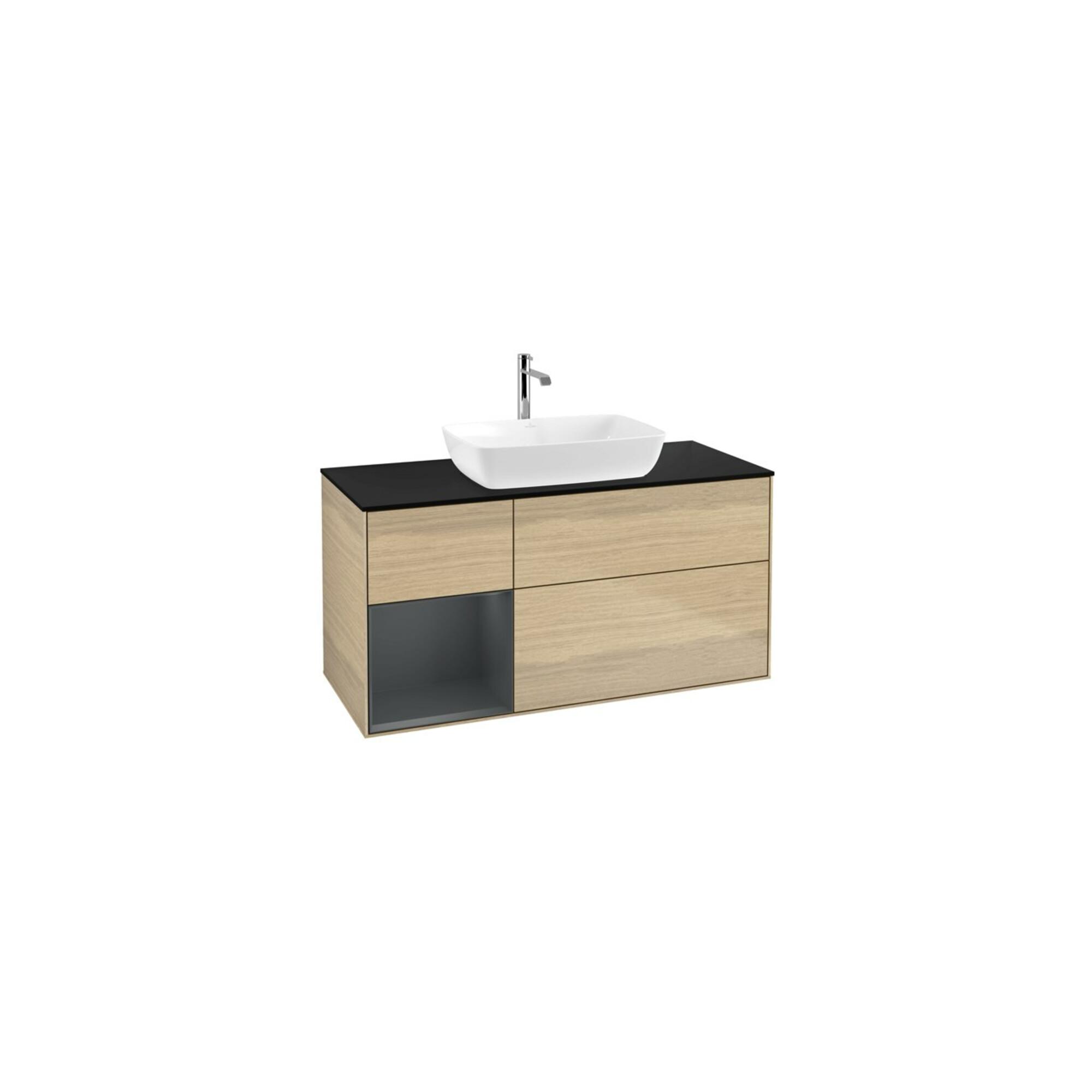 V&B Waschtischunterschrank Finion 120Cm, Pl Bla M, Reg Md M Lac, Oa Ven ; Villeroy & Boch (F822HGPC)
