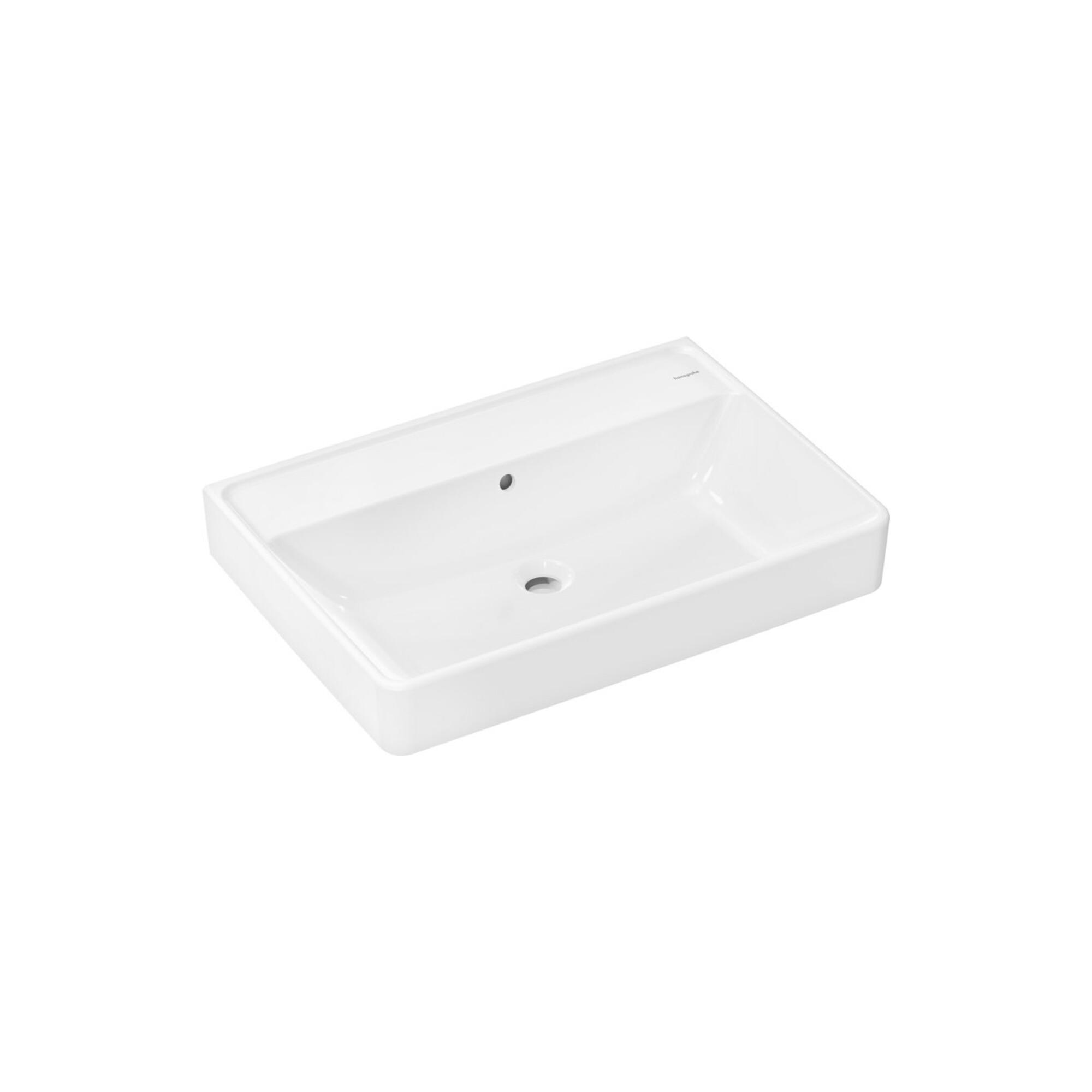 Hansgrohe Waschtisch Xanuia Q 700X480Mm, O. Hahnl., Mit ÜBerlauf, Weiß (60222450)
