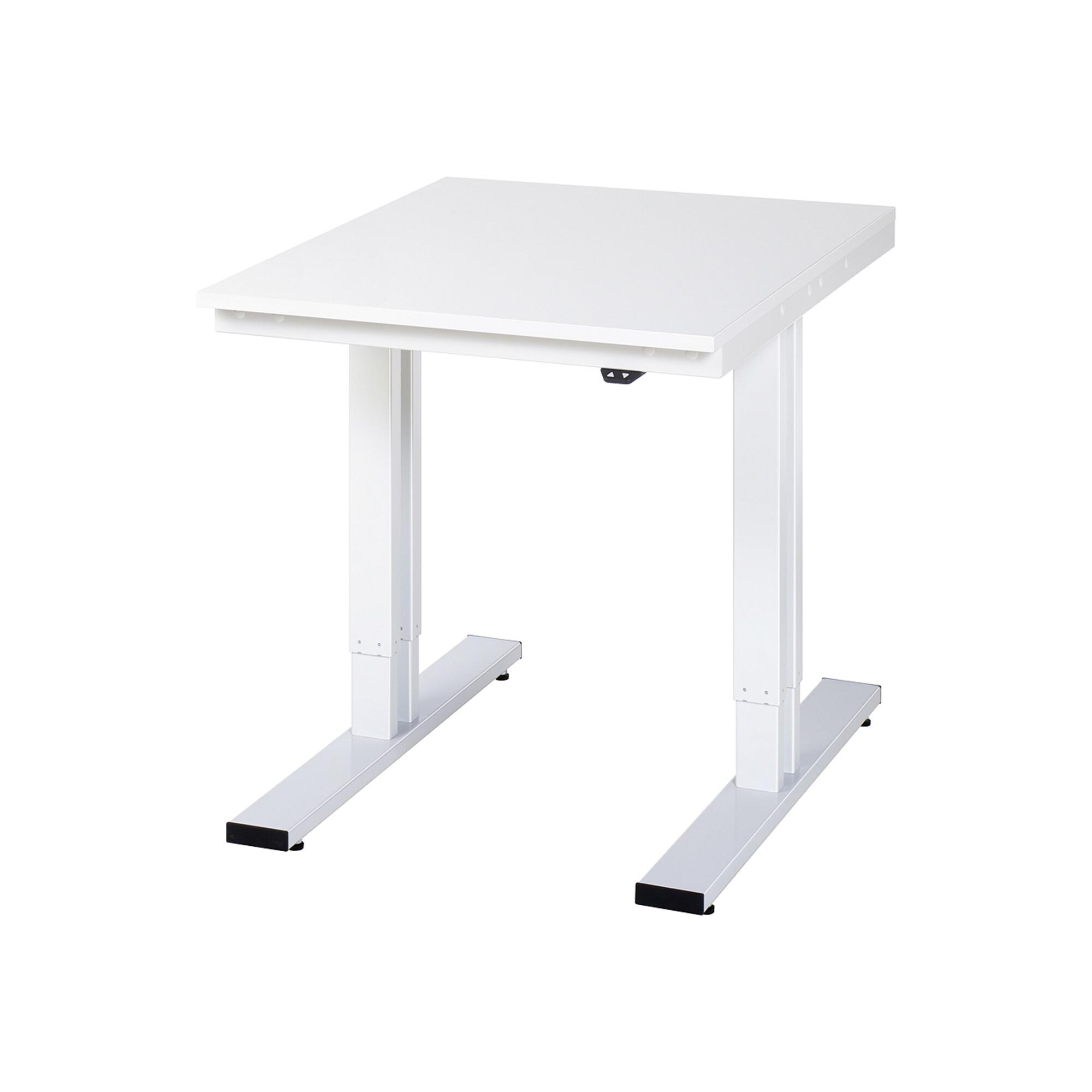 Rau Werktisch Adlatus 300 Elektrisch HöHenverstellbar Arbeitsplatte Mit Melaminharzbeschichtung 750 Mm X 1000 Mm (08-WT-075-100-M)