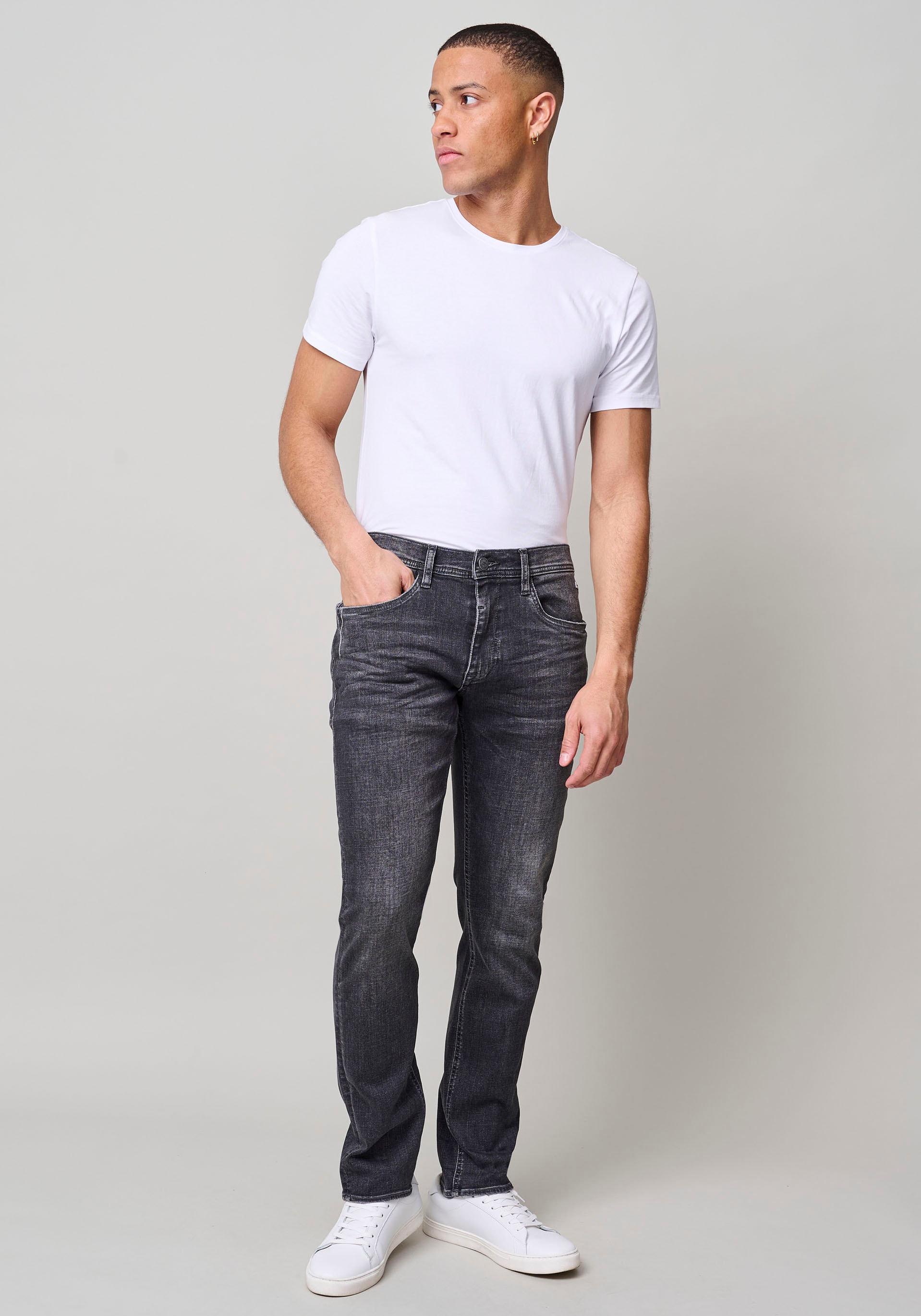 Regular-Fit-Jeans Blend "Twister Fit Mulitflex", Herren, Gr. 31, LäNge 32, Grau (Denim Grau), Denim/Jeans, Obermaterial: 92% Baumwolle, 6% Elastomultiester, 2% Elasthan, Abriebeffekte, Regular Fit Lang, Jeans, Baumwollmischung, Regular Fit