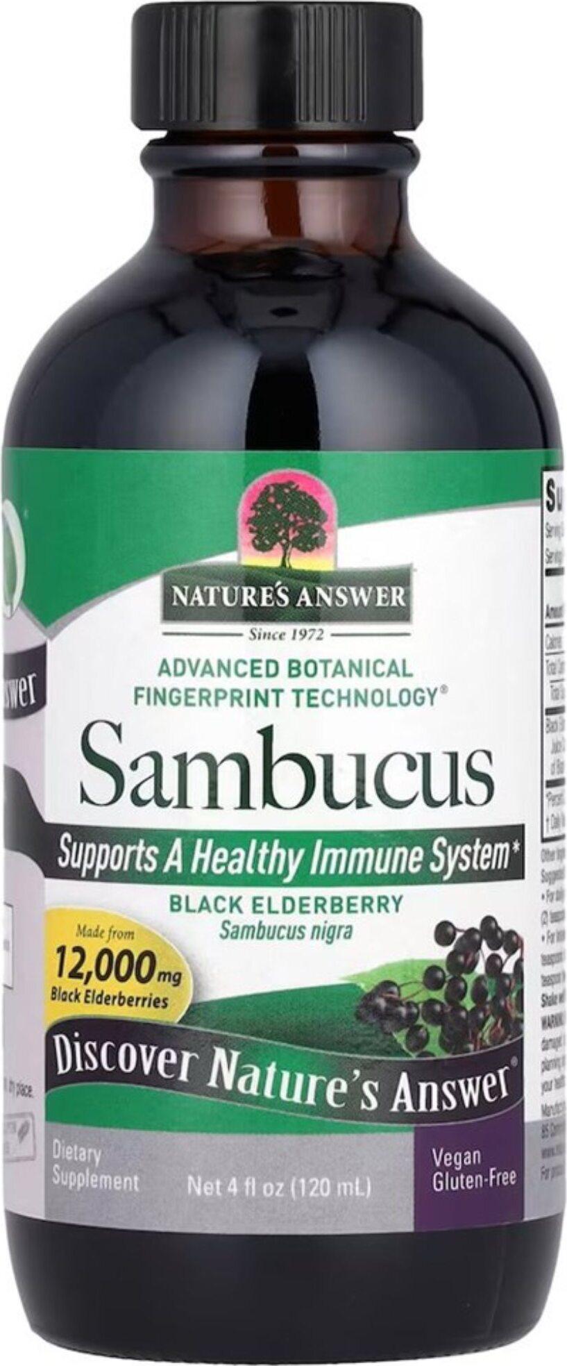 Nature's Answer Sambucus (120 Ml) 083000260407