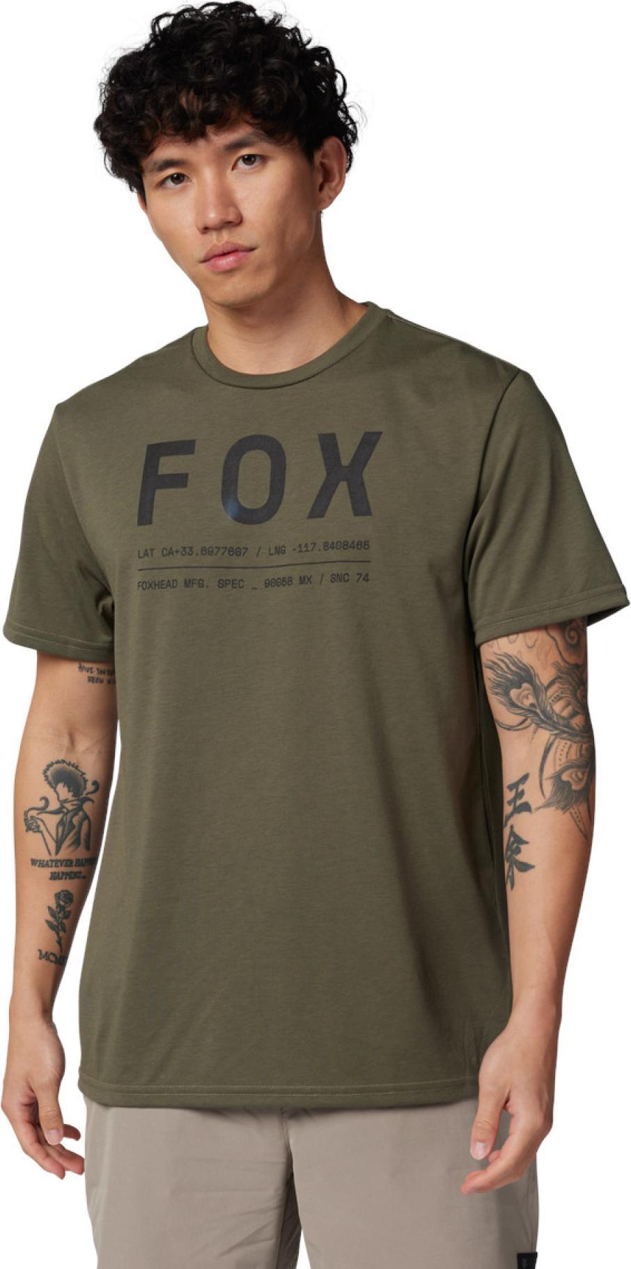 Maglietta Da Uomo Fox Non Stop Ss Tech Tee M Olive Green