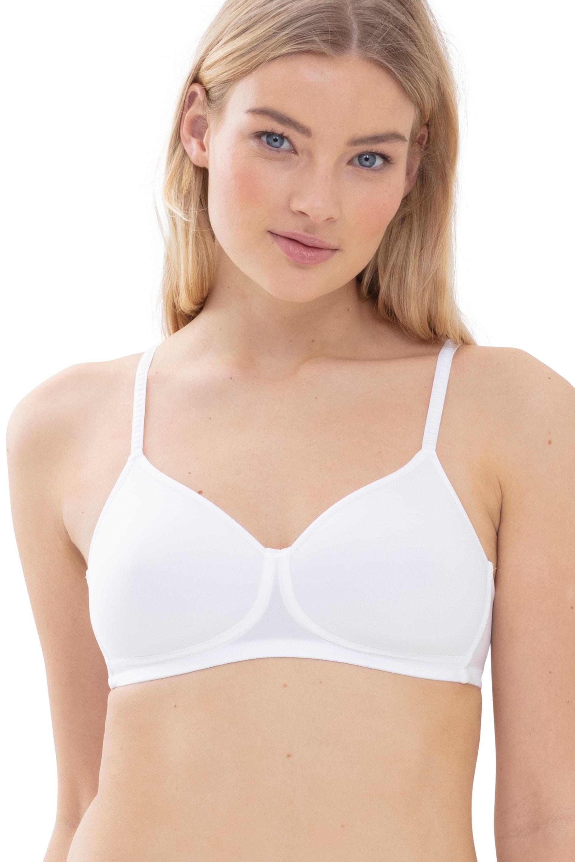 Soft-BH MEY "Joan", Damen, Gr. 70, Cup B, weiß, Single Jersey, Obermaterial: 77% Polyamid, 23% Elasthan, unifarben, BHs Soft-BH, mit hauchfeinen Dessous-Schalen