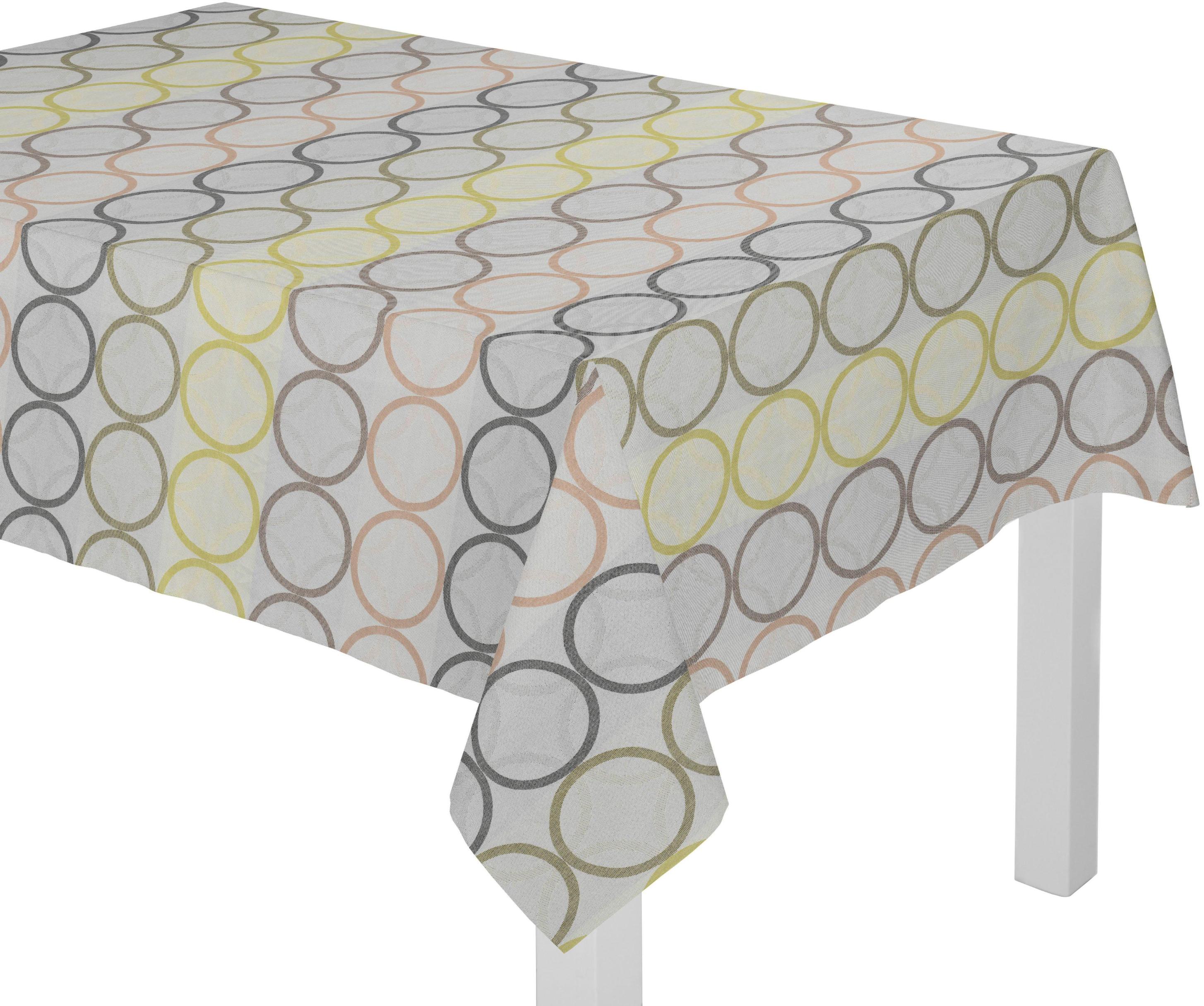 Tischdecke WIRTH "ZIRBELLO" Gr. 1, grün, B:85cm L:85cm, Baumwolle, Polyester, Tischdecken, Tischdecke