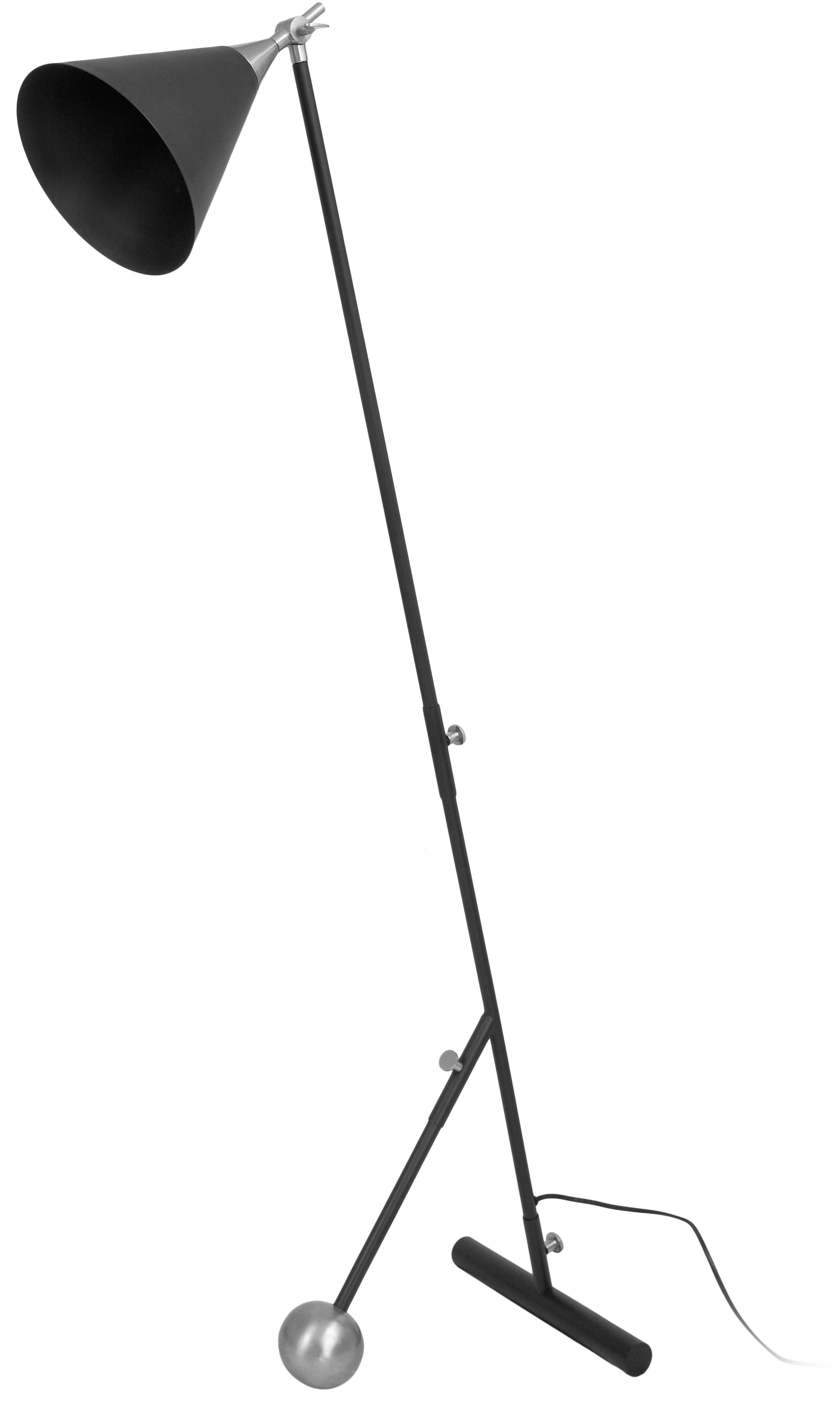 KAYOOM Stehlampe "Stehlampe Celeste 225", schwarz (schwarz, silber), 1, H: 144cm, 1 Stk., Leuchten, harmonisch, modern, vielseitig kombinierbar, Stehlampe