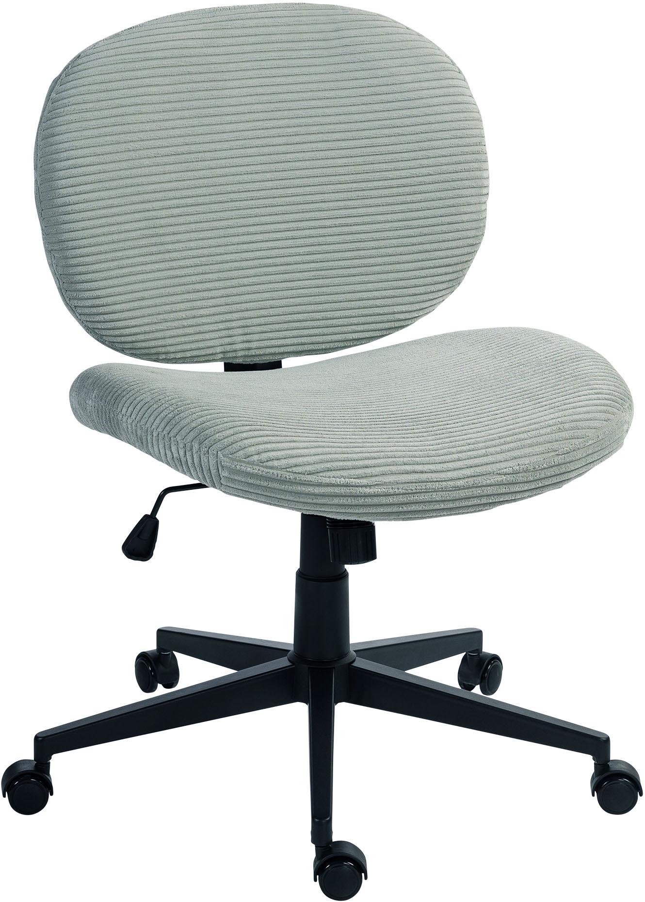 Drehstuhl DUO COLLECTION "Tilo", grün (mint, schwarz), B:61cm H:90cm T:68cm, 100% Polyester, Stühle, Drehstuhl, Sitzhöhenverstellung, Wippmechanik, Sicherheitsdoppelrollen