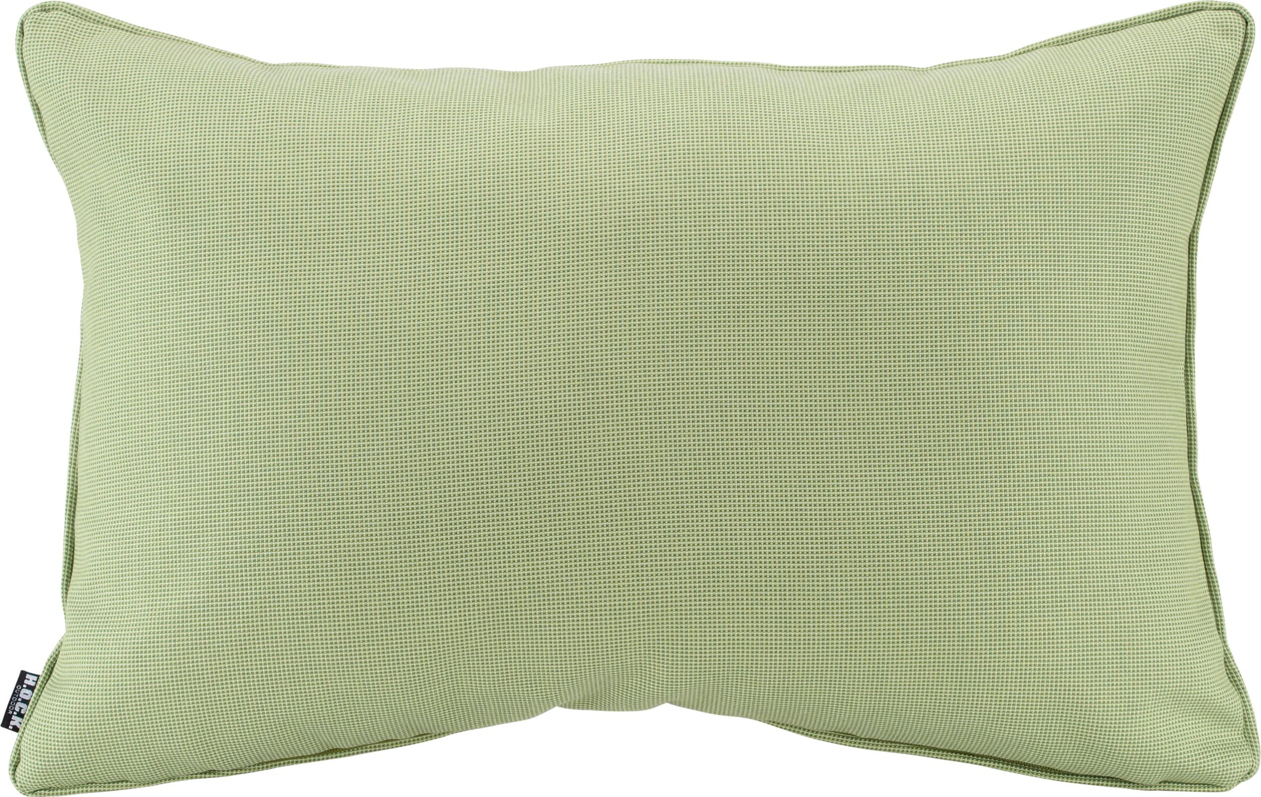 Dekokissen H.O.C.K. "Sparkle", grün (grün, unifarben), B:40cm H:10cm L:60cm, Polyacryl, Dekokissen_Sitzkissen_Kissenhüllen, Dekokissen, einfarbig, Wendekissenhülle mit Füllung, 1 Stück
