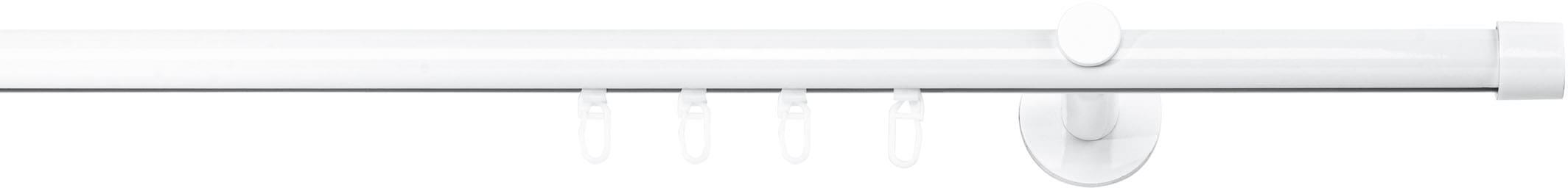 Gardinenstange MYDECO "Kappe function Ø 20mm", weiß, L:300cm, Gardinenstangen, Gardinenstange