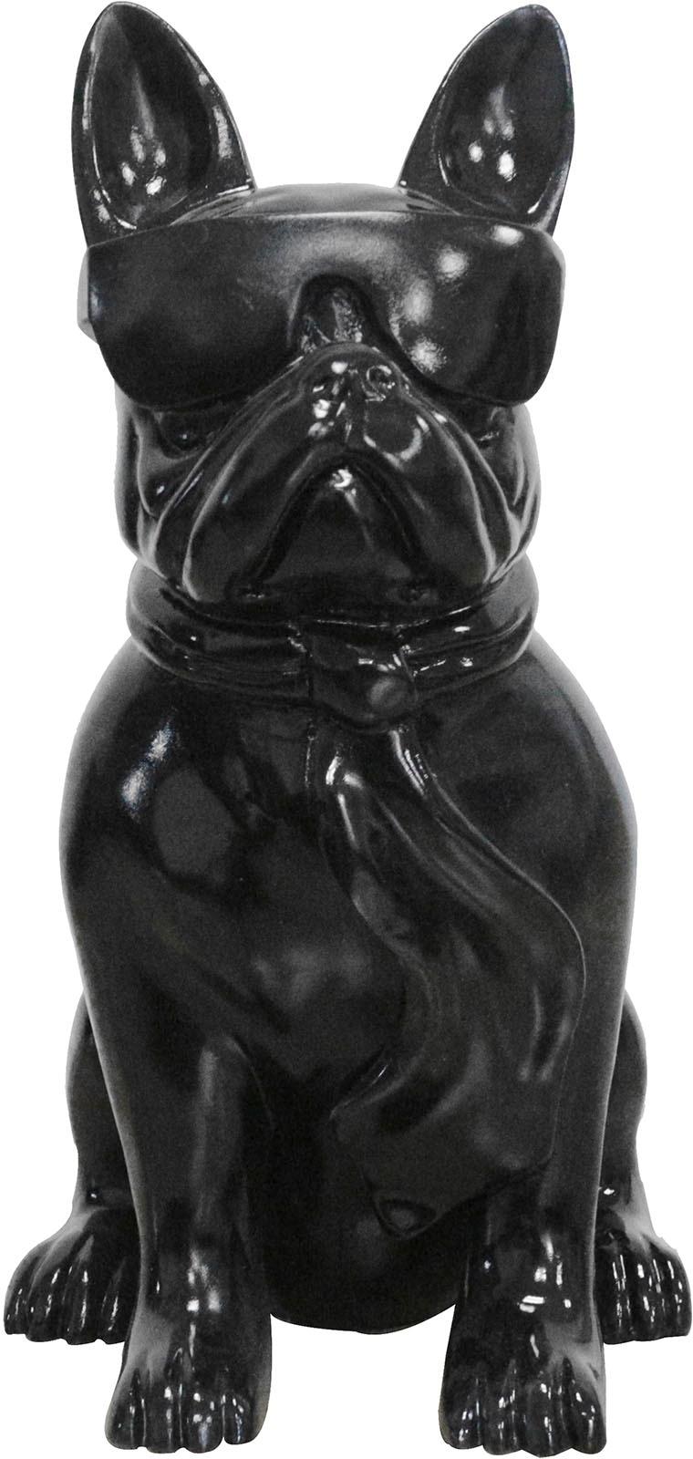 Tierfigur KAYOOM "Skulptur Dude 100 Schwarz", schwarz, B:27cm H:37cm T:19cm, Kunstharz, Stein, Dekofiguren, Tierfigur