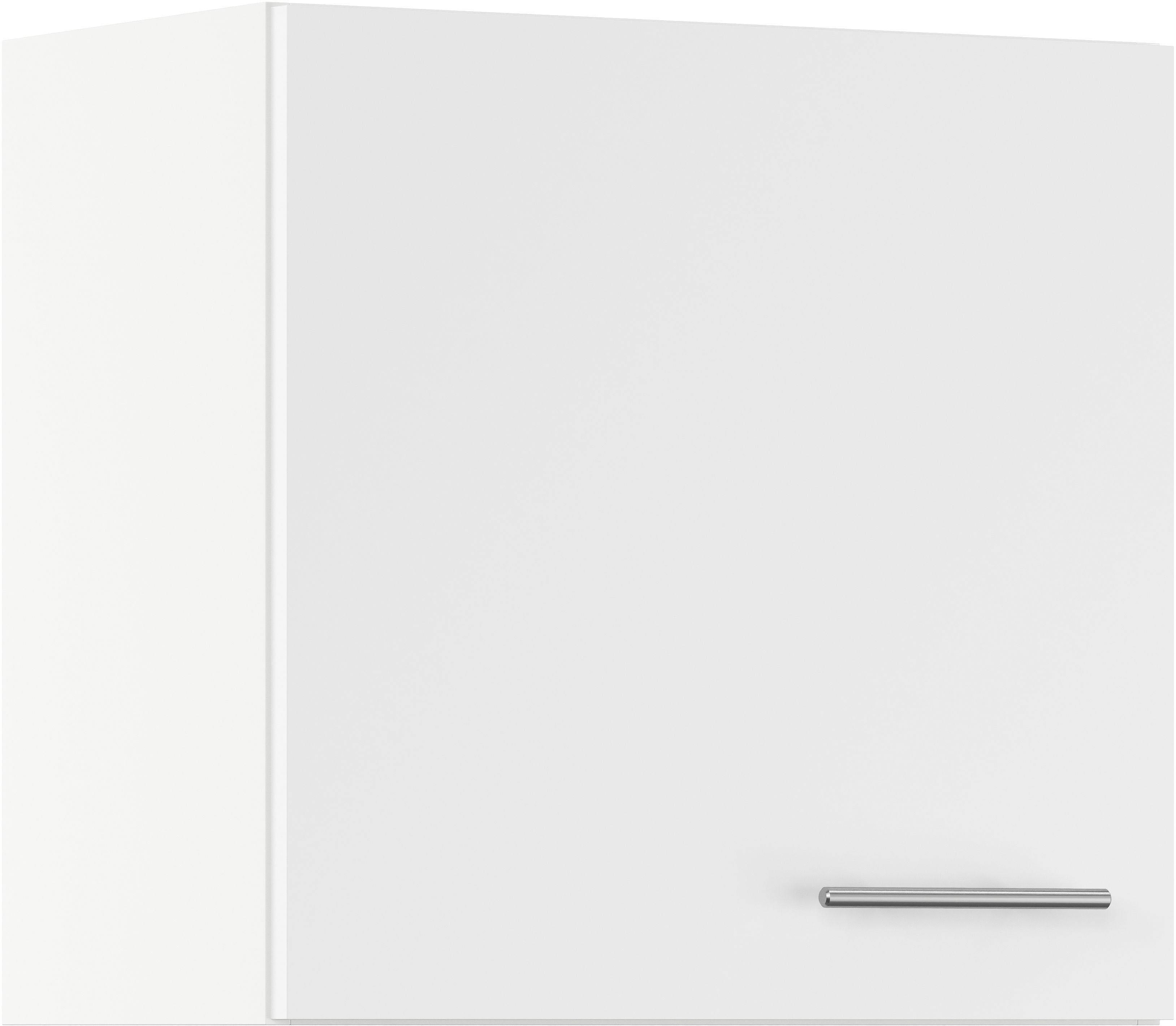 Hängeschrank IMPULS KÜCHEN "Prag und Valencia", vormontiert", weiß, B:60cm H:57,9cm T:34,2cm, Dekorfolie, Holzwerkstoff, Schränke, Hängeschrank, mit Soft-Close, mit Drehtür, wahlweise in Breite 50 oder 60 cm