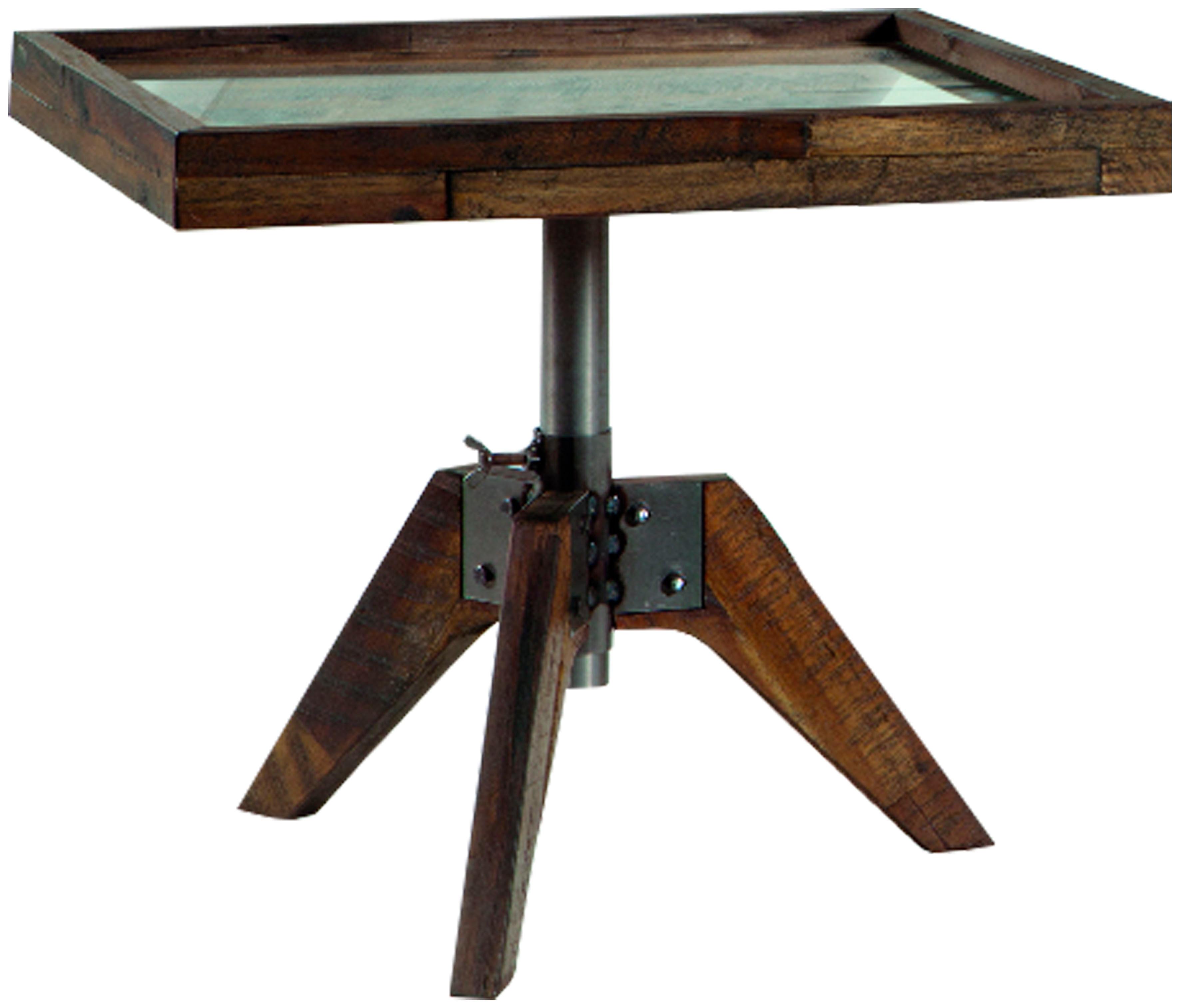 Nachttisch HASENA "Capi", braun (akazie vintage braun), B:52cm H:53cm T:42cm, Tische, Nachttisch