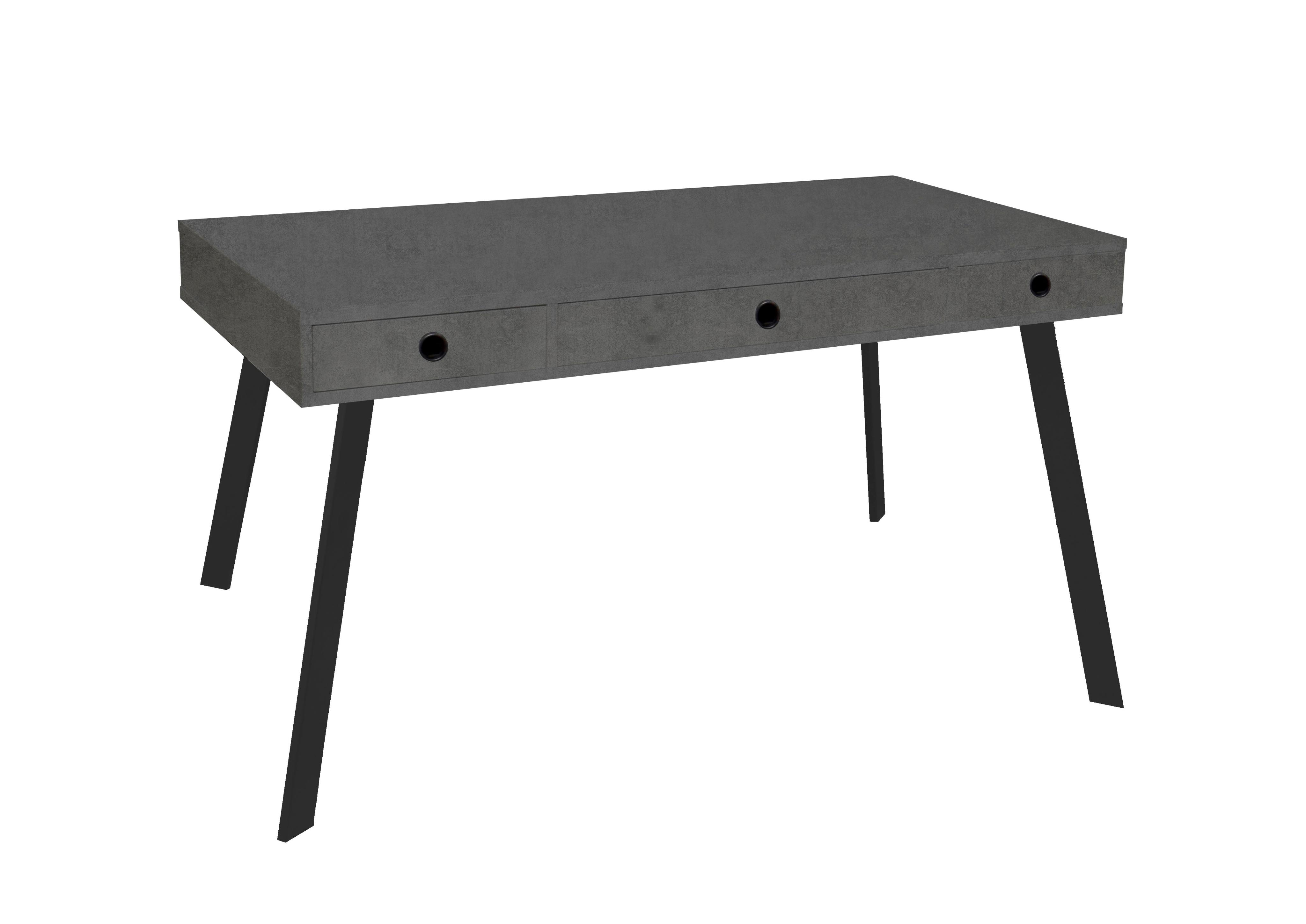 Schreibtisch MÄUSBACHER "Big System Office", grau (schwarzstahl, graphit, schwarz, graphit), B:140cm H:65cm T:70cm, Tische, Schreibtisch, Breite 140 cm